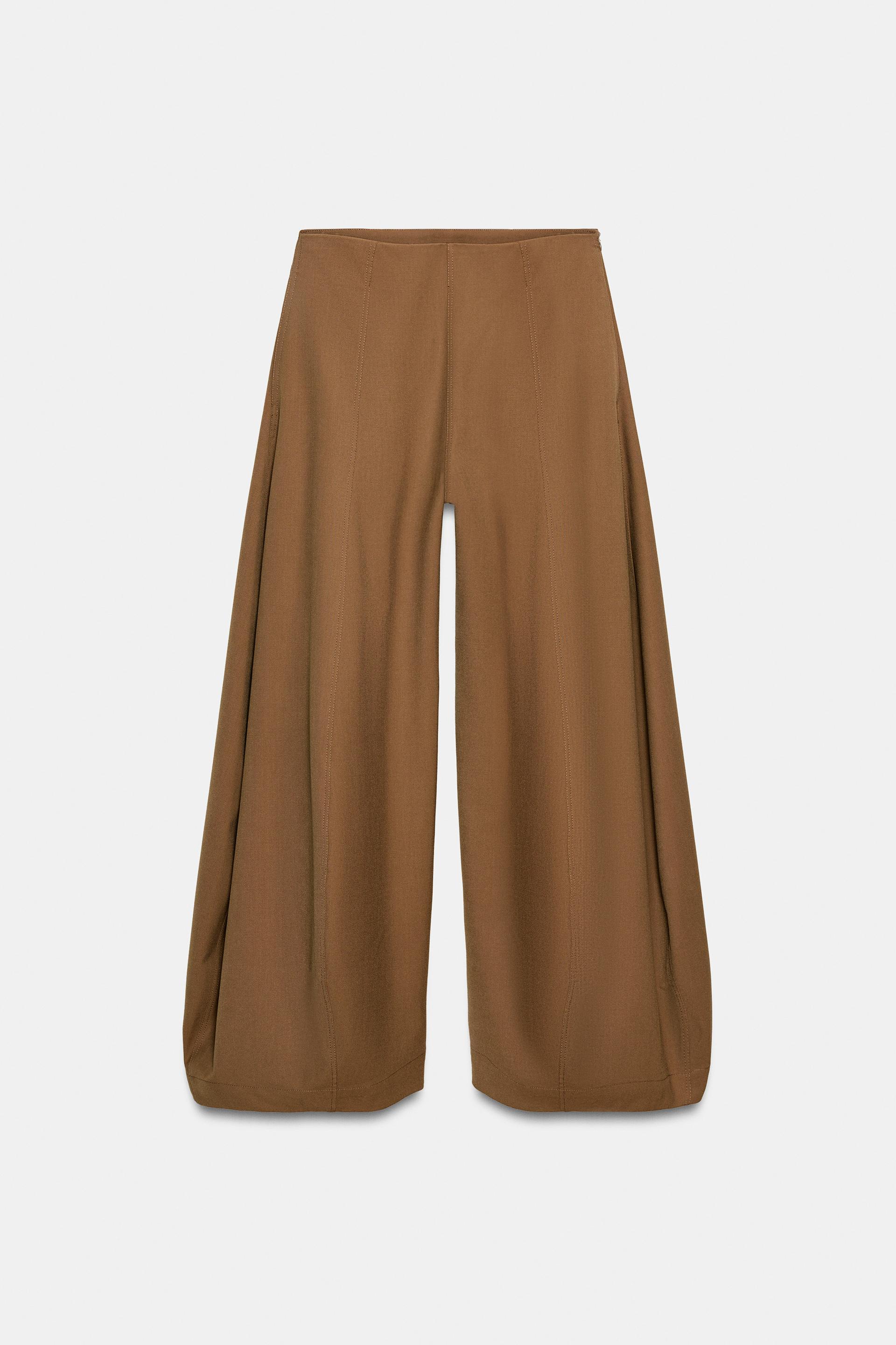 VOLUME WIDE LEG PANTS ZW COLLECTION by ZARA
