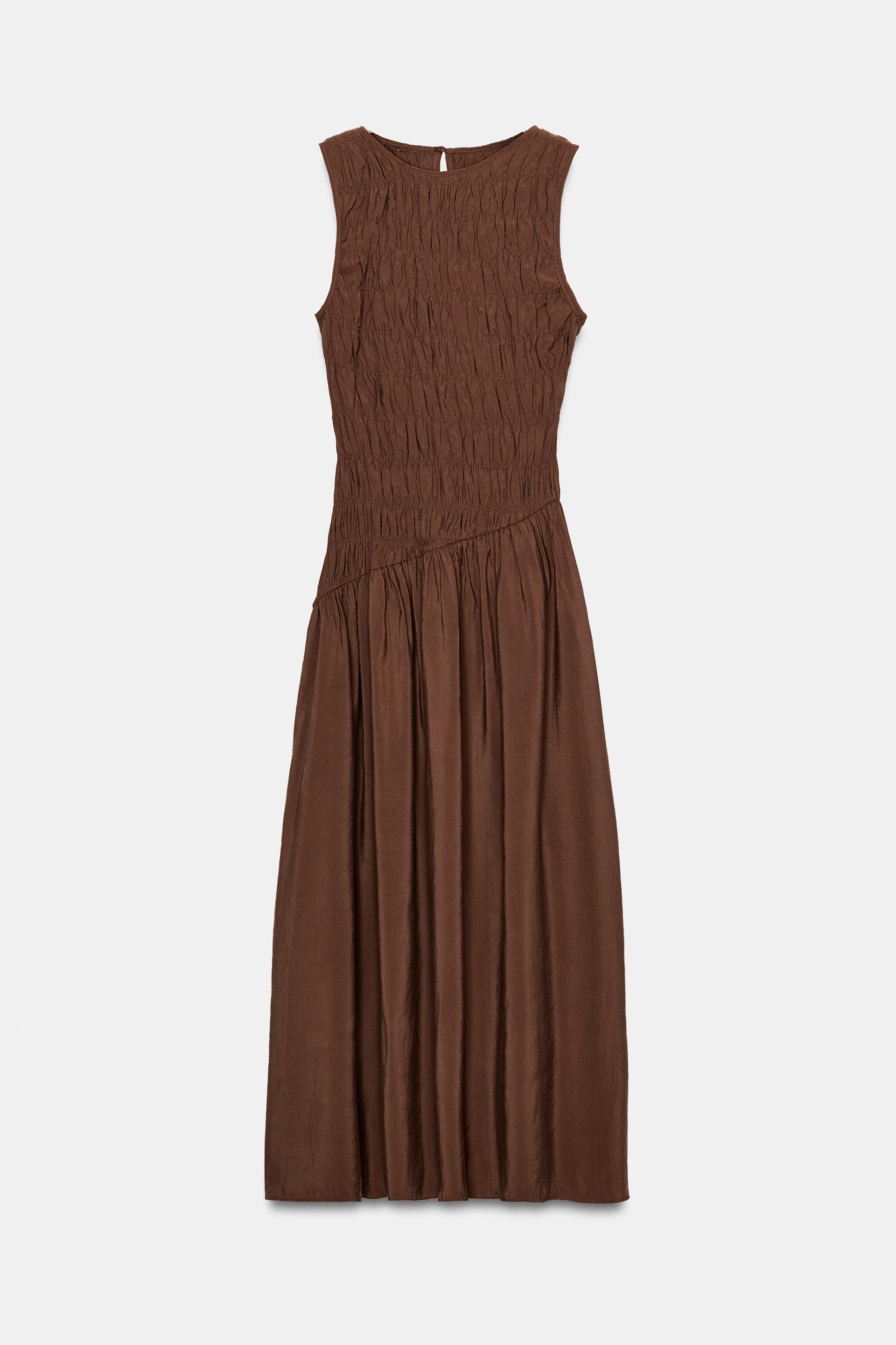 VOLUMINOUS MIDI DRESS by ZARA