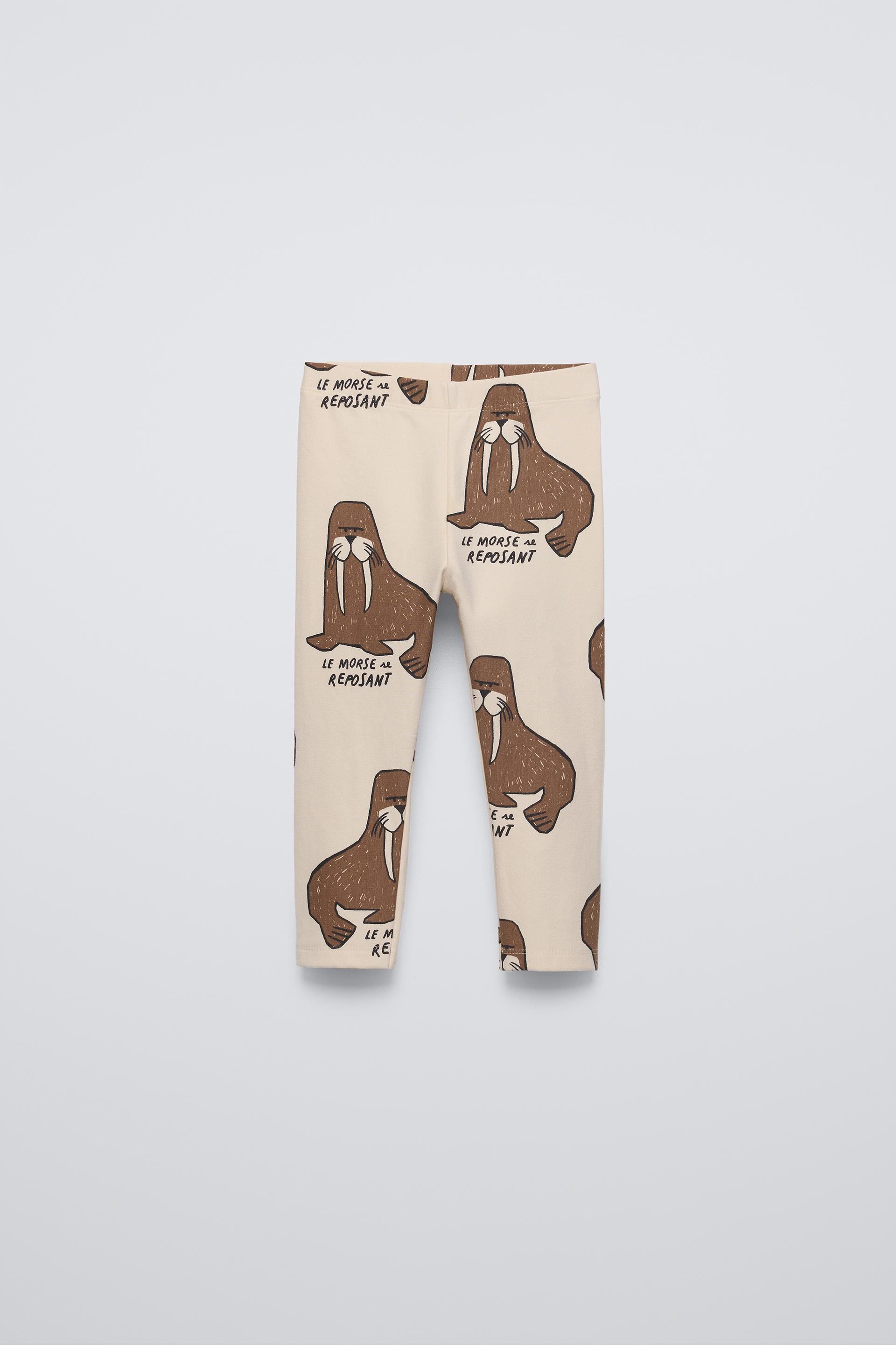 WALRUS PRINT LEGGINGS by ZARA