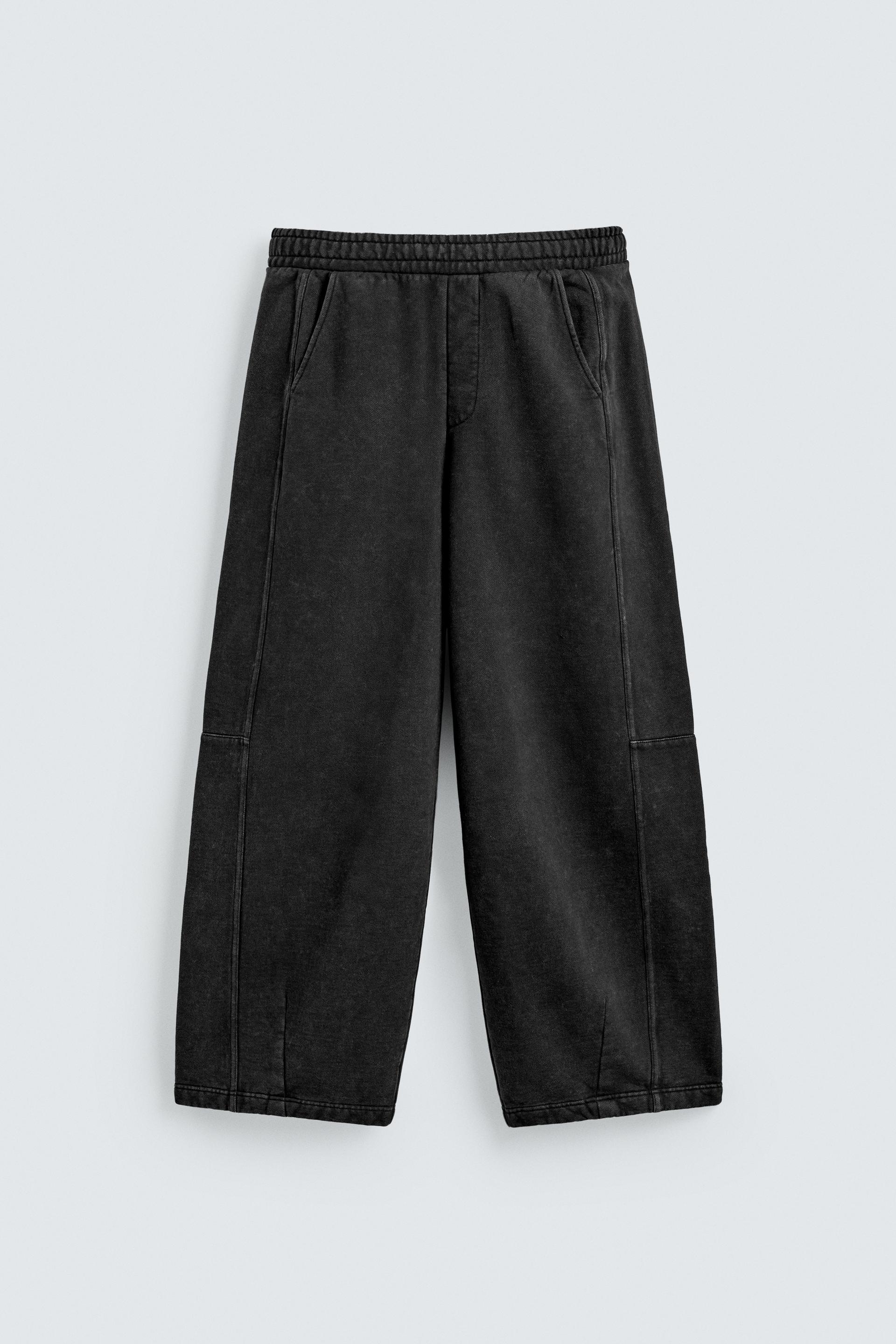 WASHED BALLOON FIT JOGGER PANTS by ZARA