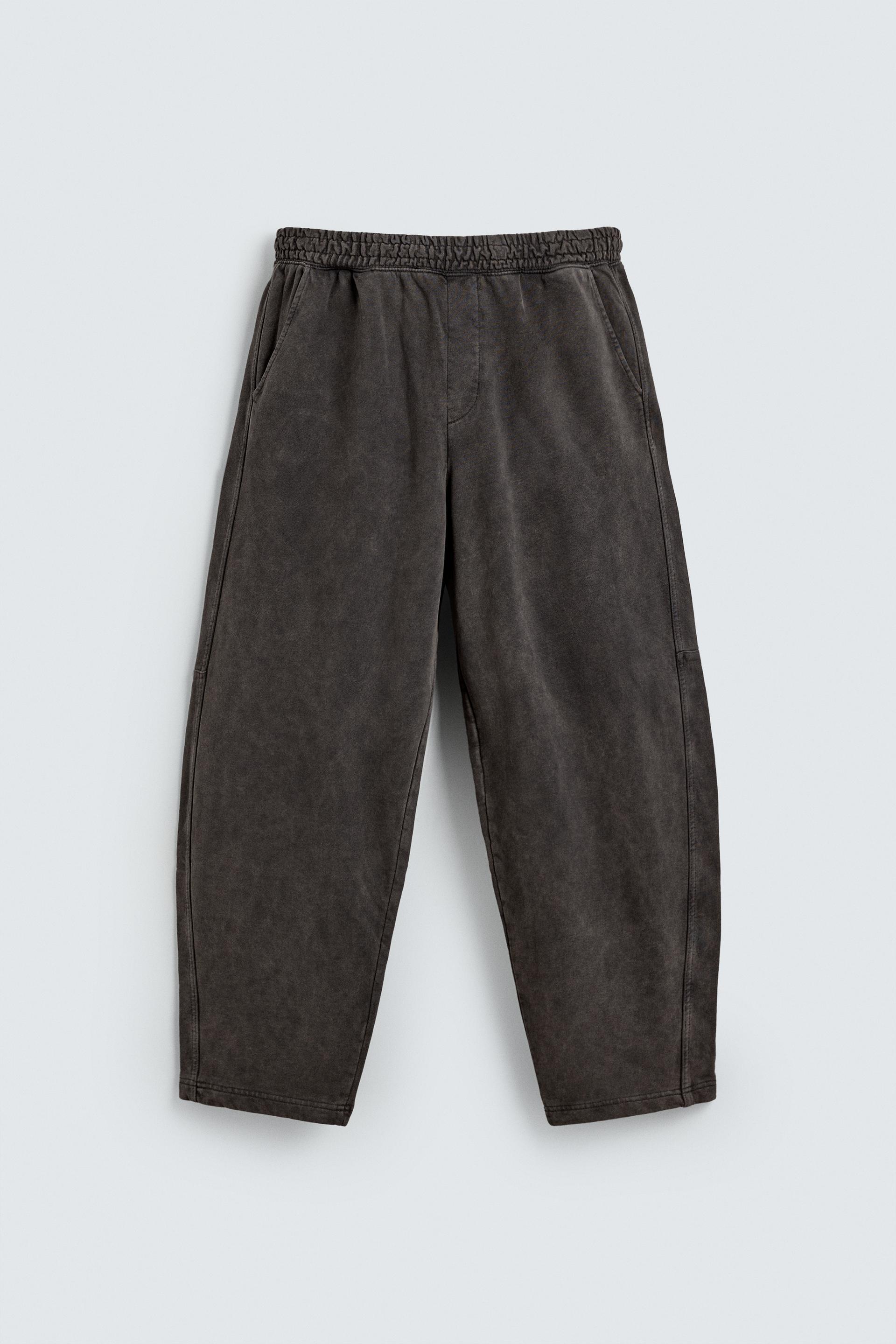 WASHED BALLOON FIT JOGGING PANTS by ZARA