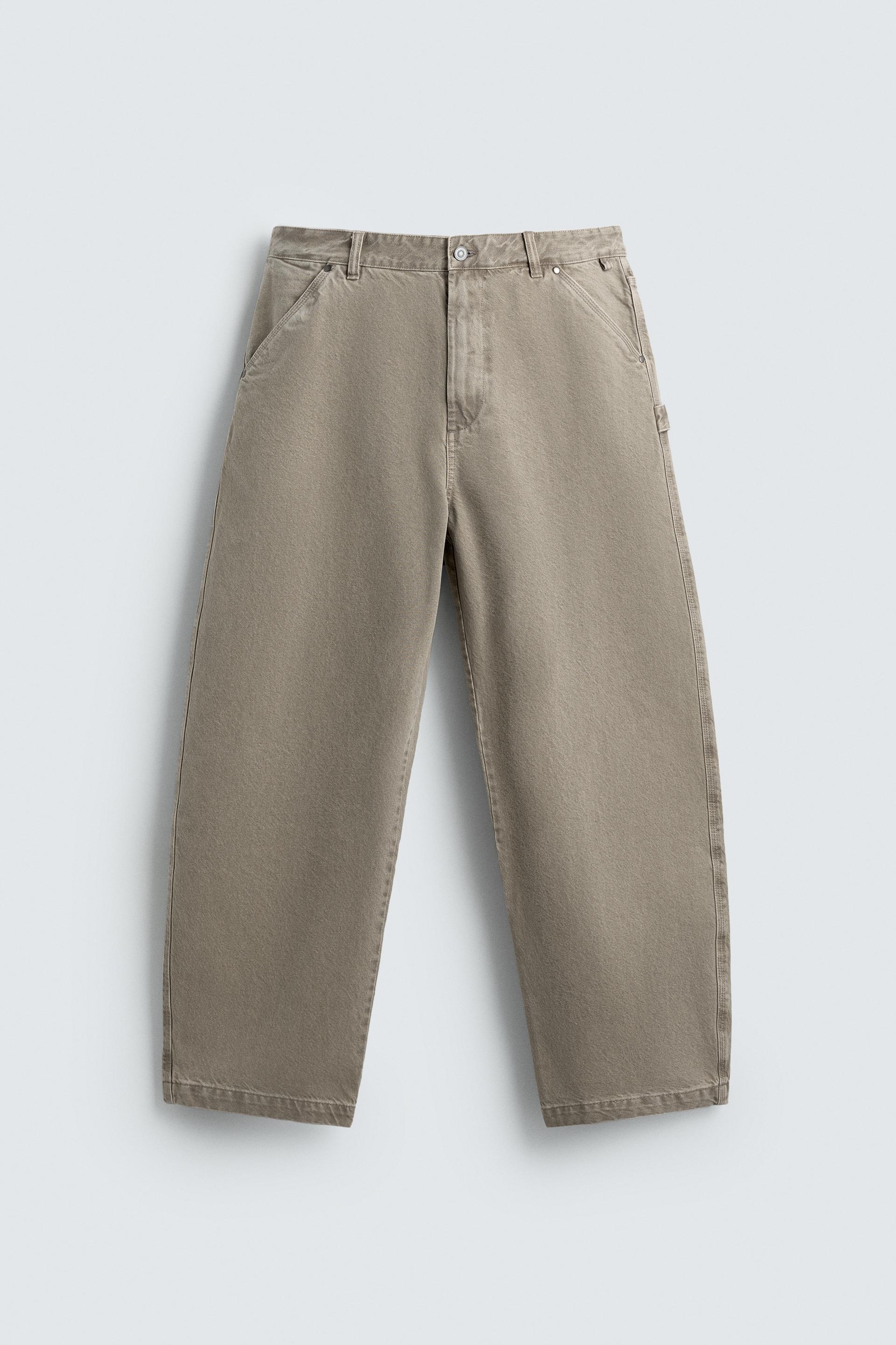 WASHED BALLOON FIT PANTS by ZARA