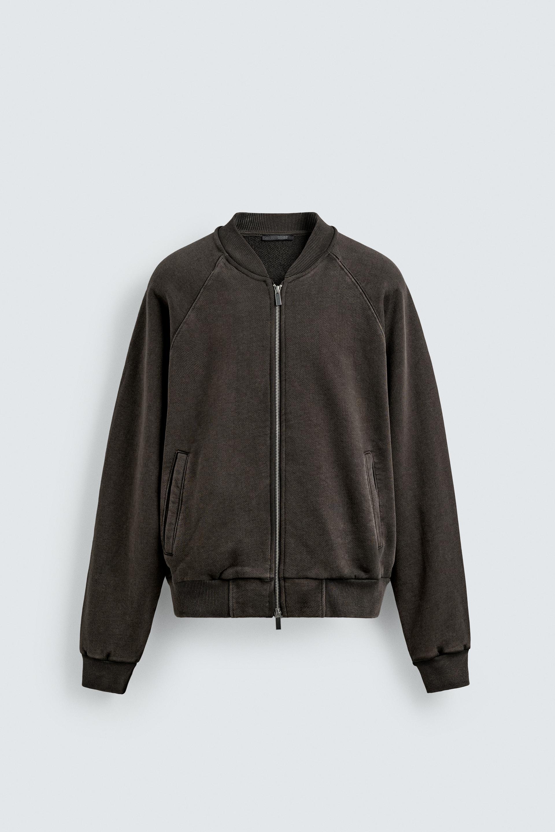 WASHED BOMBER JACKET by ZARA