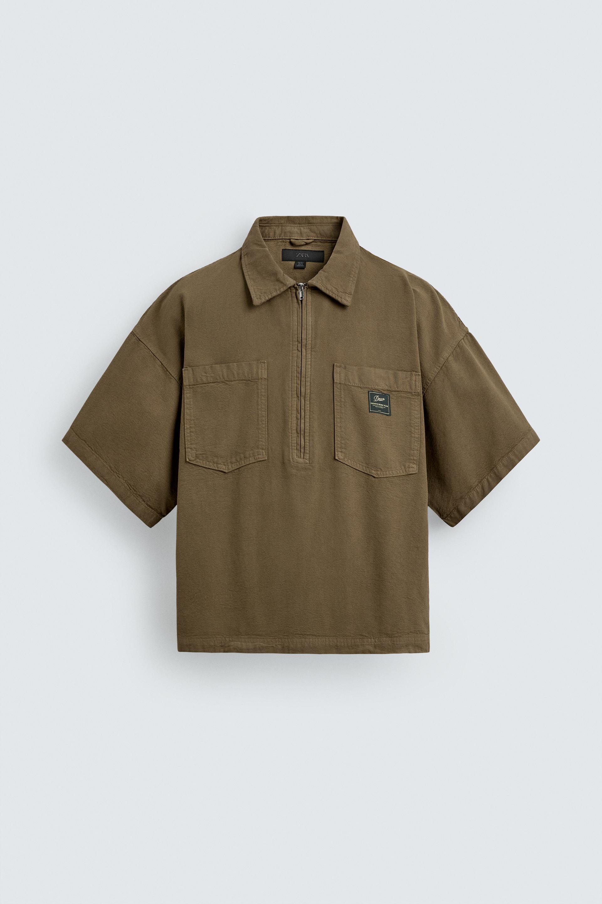 WASHED BOXY FIT POLO by ZARA