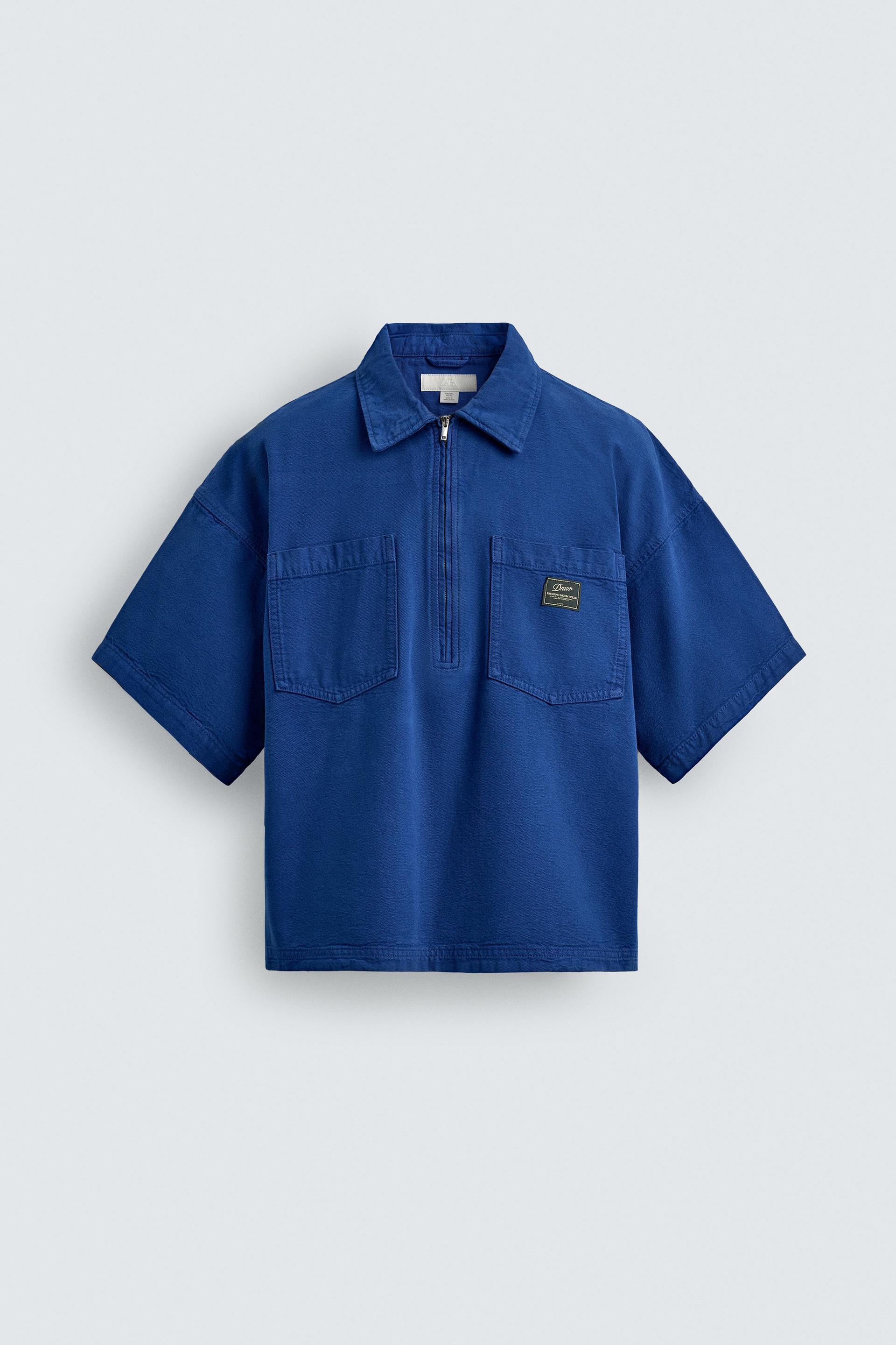 WASHED BOXY FIT POLO by ZARA