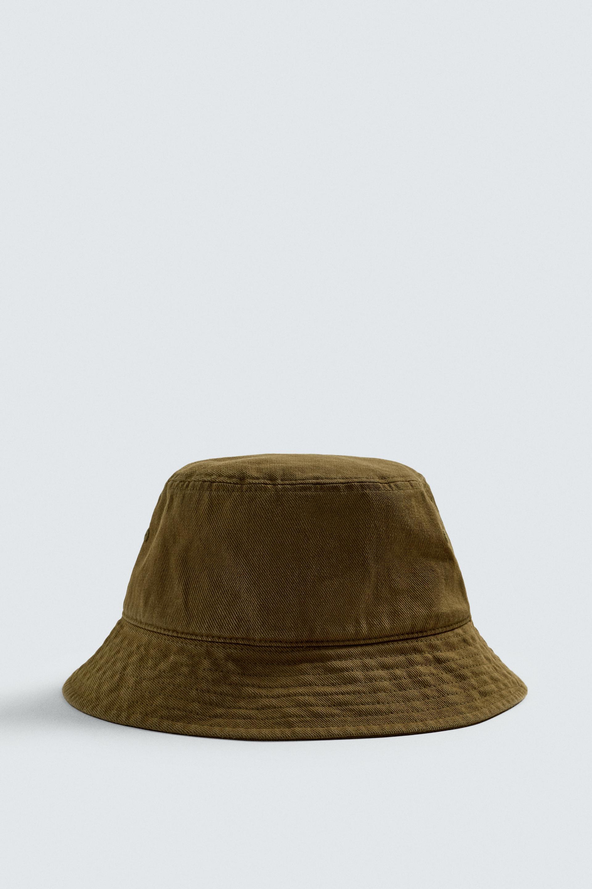 WASHED BUCKET HAT by ZARA