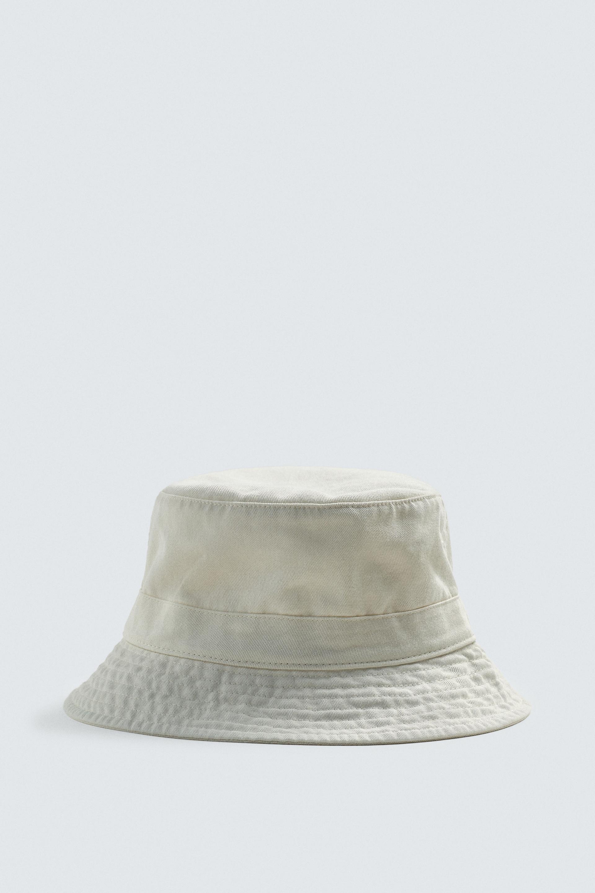 WASHED BUCKET HAT by ZARA