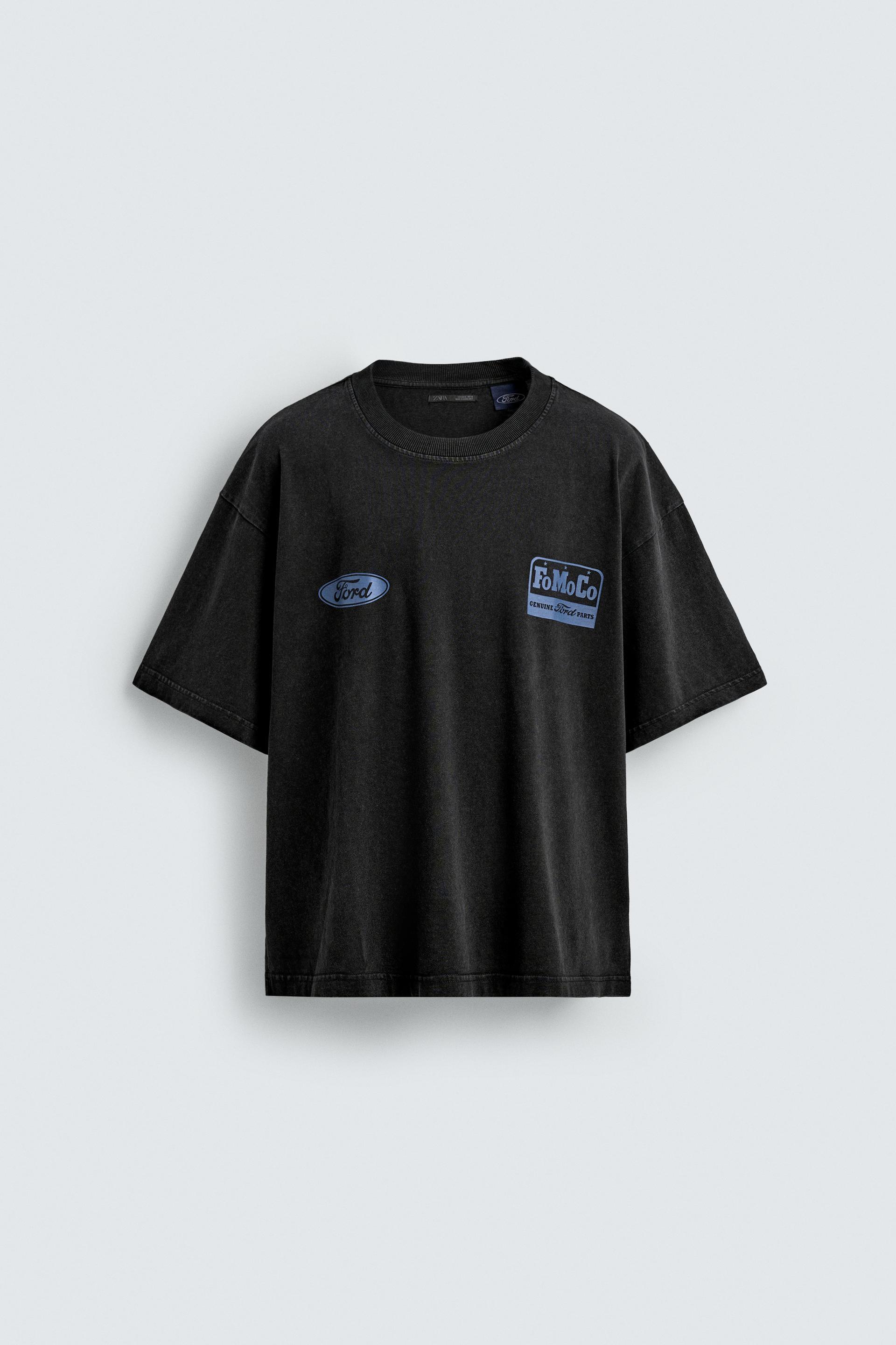 WASHED COMBINED PRINT FORD © T-SHIRT by ZARA