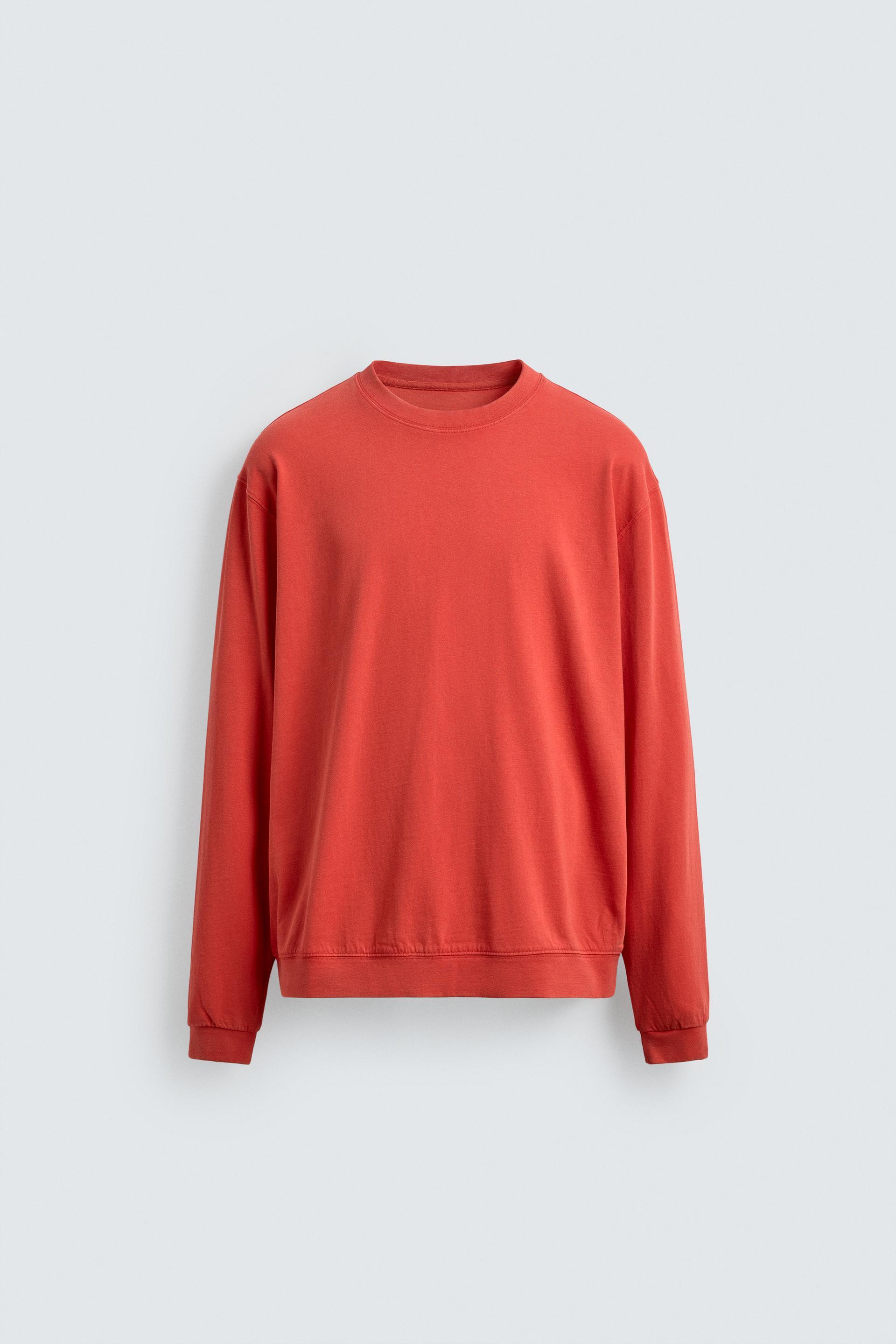 WASHED CREWNECK SWEAT-SHIRT by ZARA