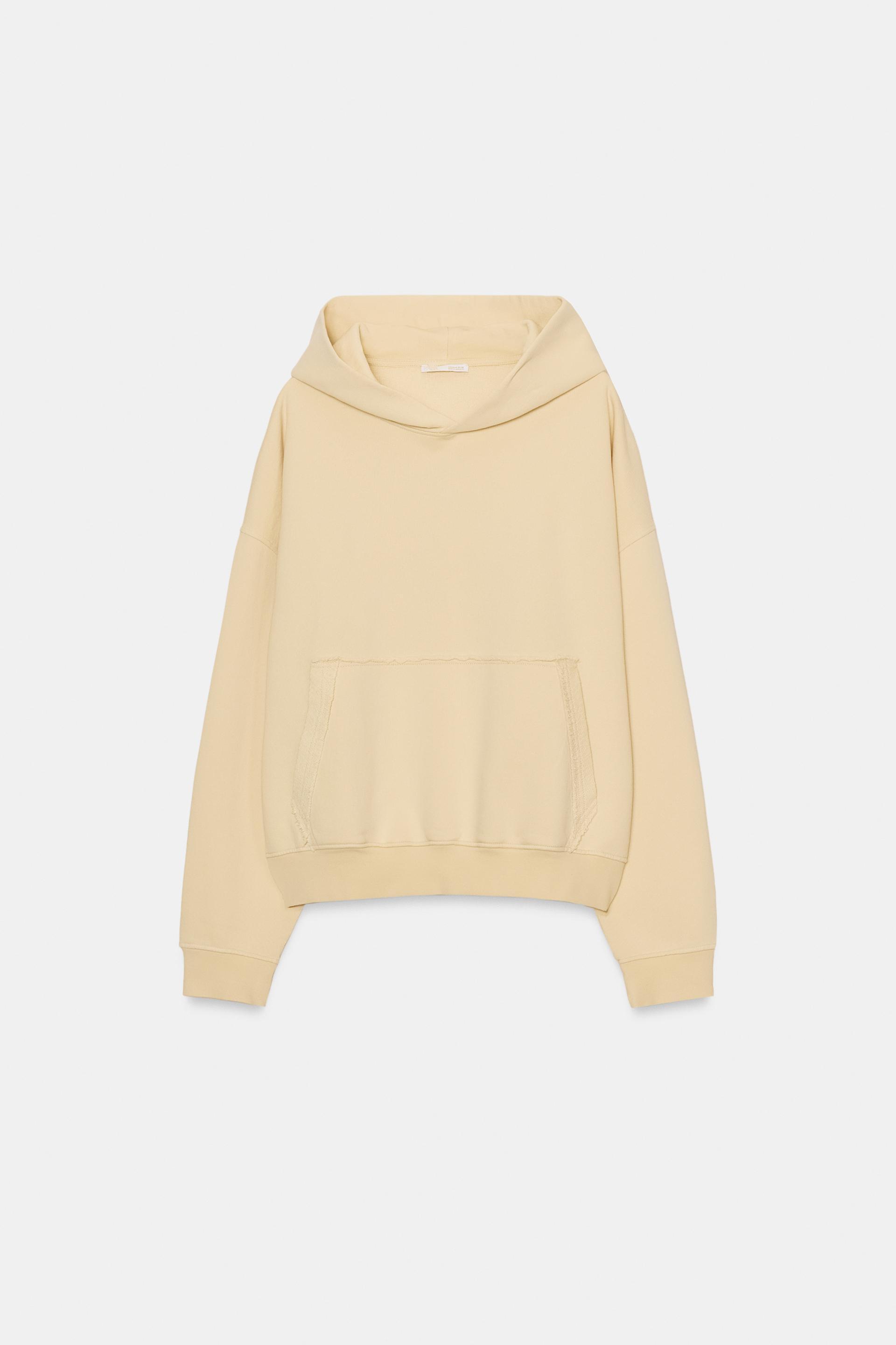 WASHED EFFECT HOODIE by ZARA