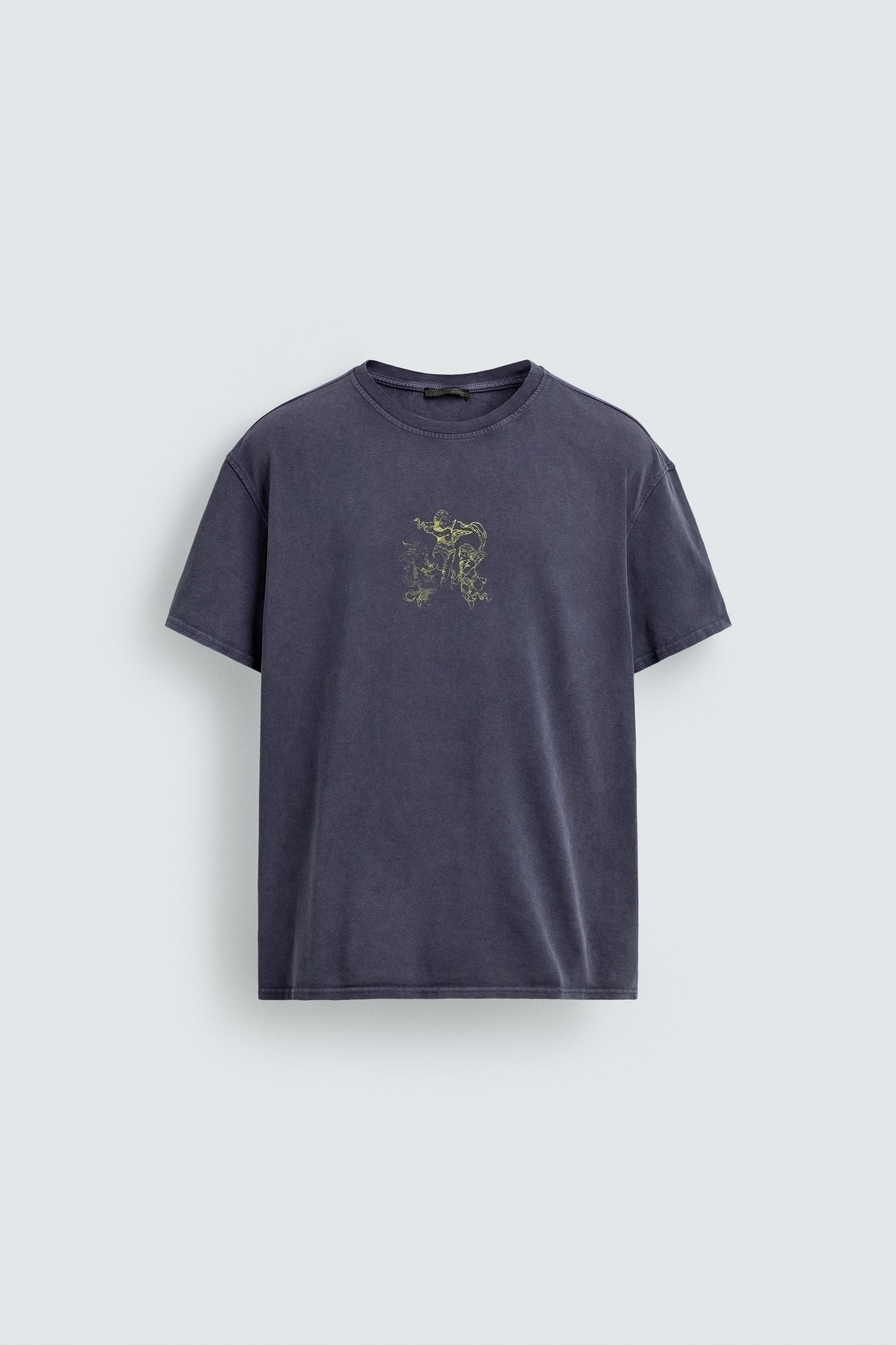 WASHED PRINT T-SHIRT by ZARA