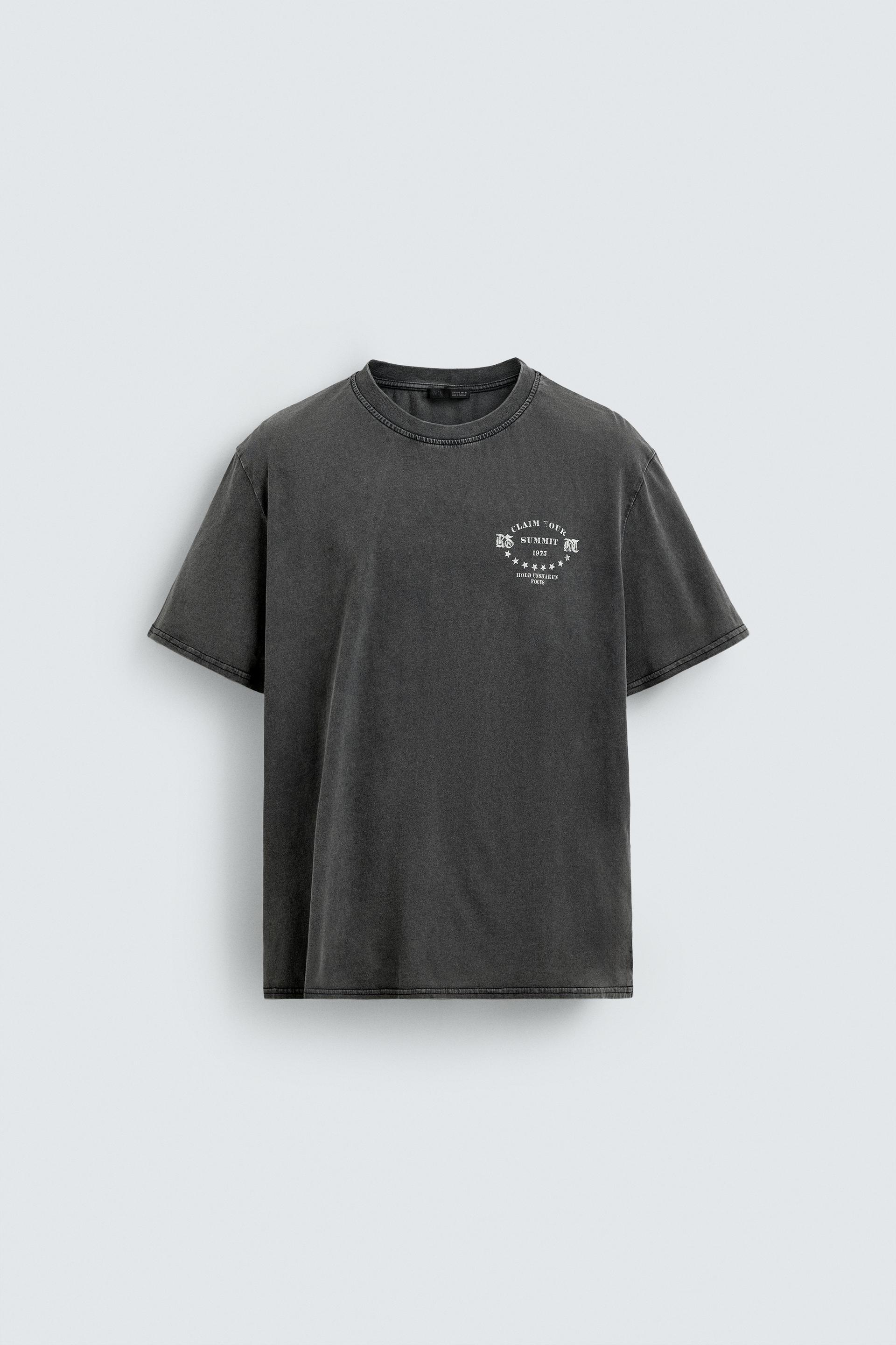WASHED PRINT T-SHIRT by ZARA