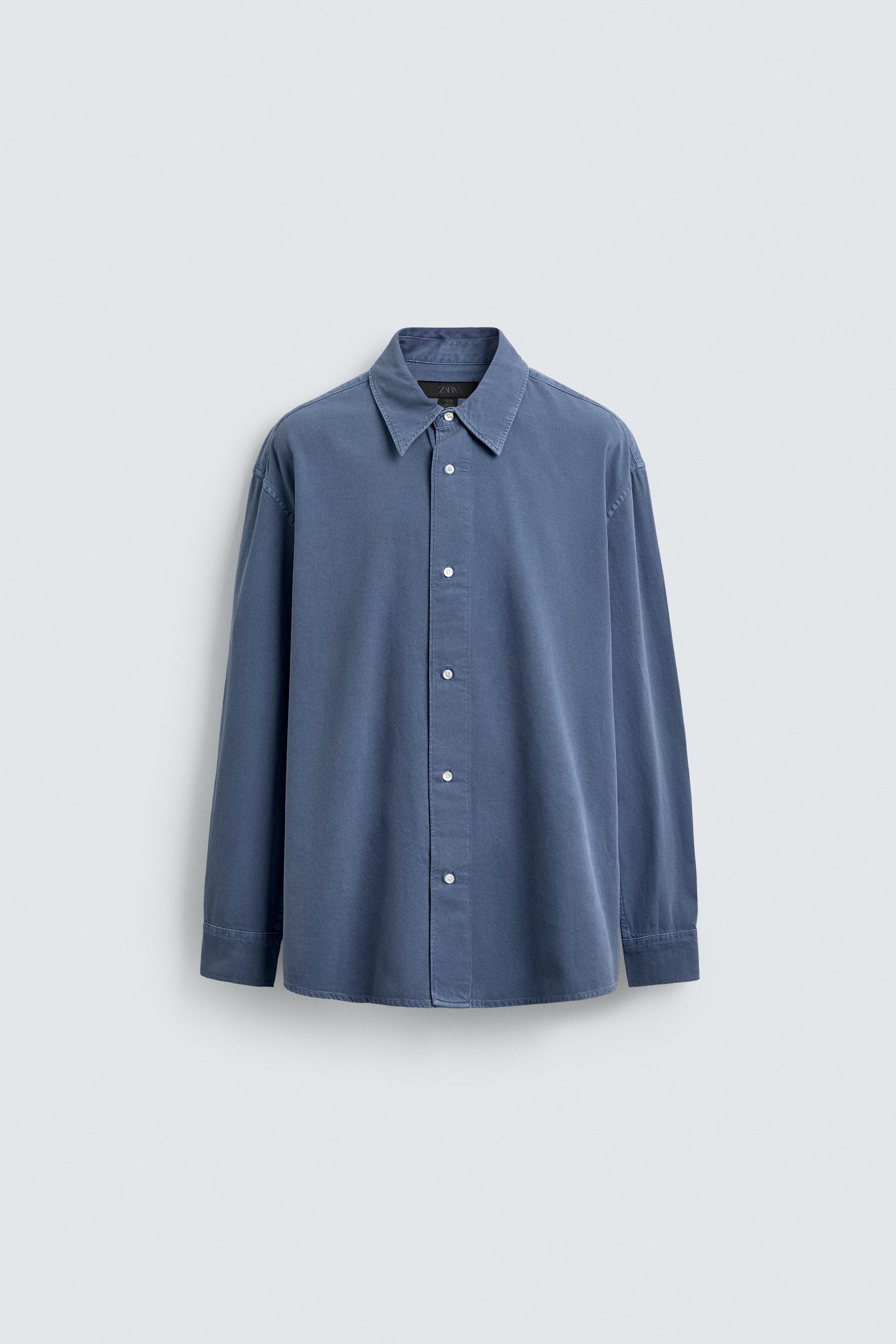 WASHED RELAXED FIT SHIRT by ZARA