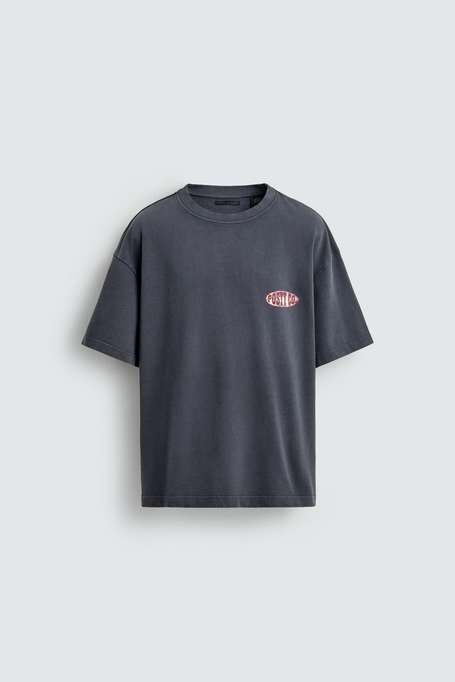 WASHED SWEAT-SHIRT WITH POST MALONE™ GRAPHICS by ZARA