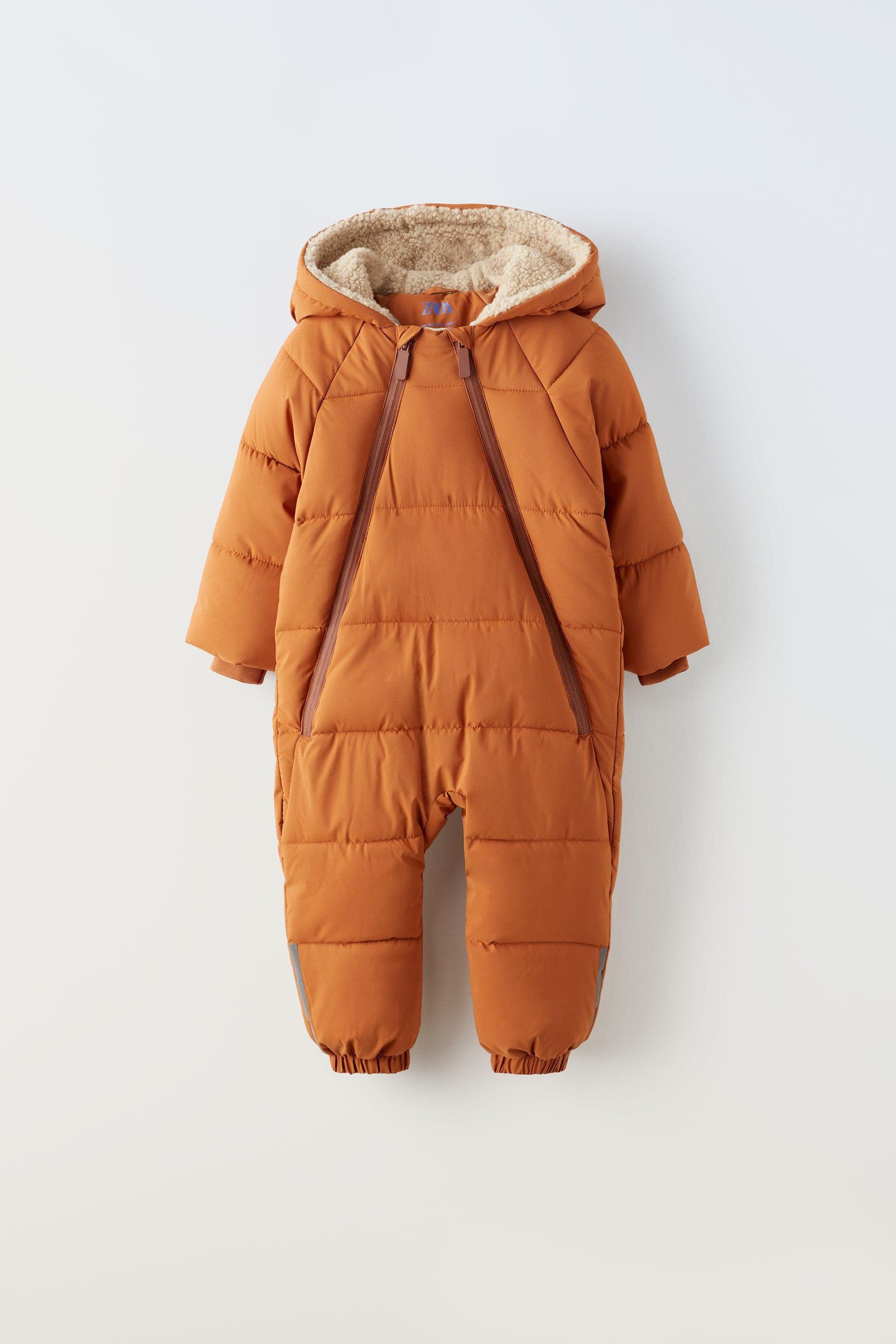 WATER REPELLENT AND WIND RESISTANT PADDED SNOW SUIT SKI COLLECTION by ZARA