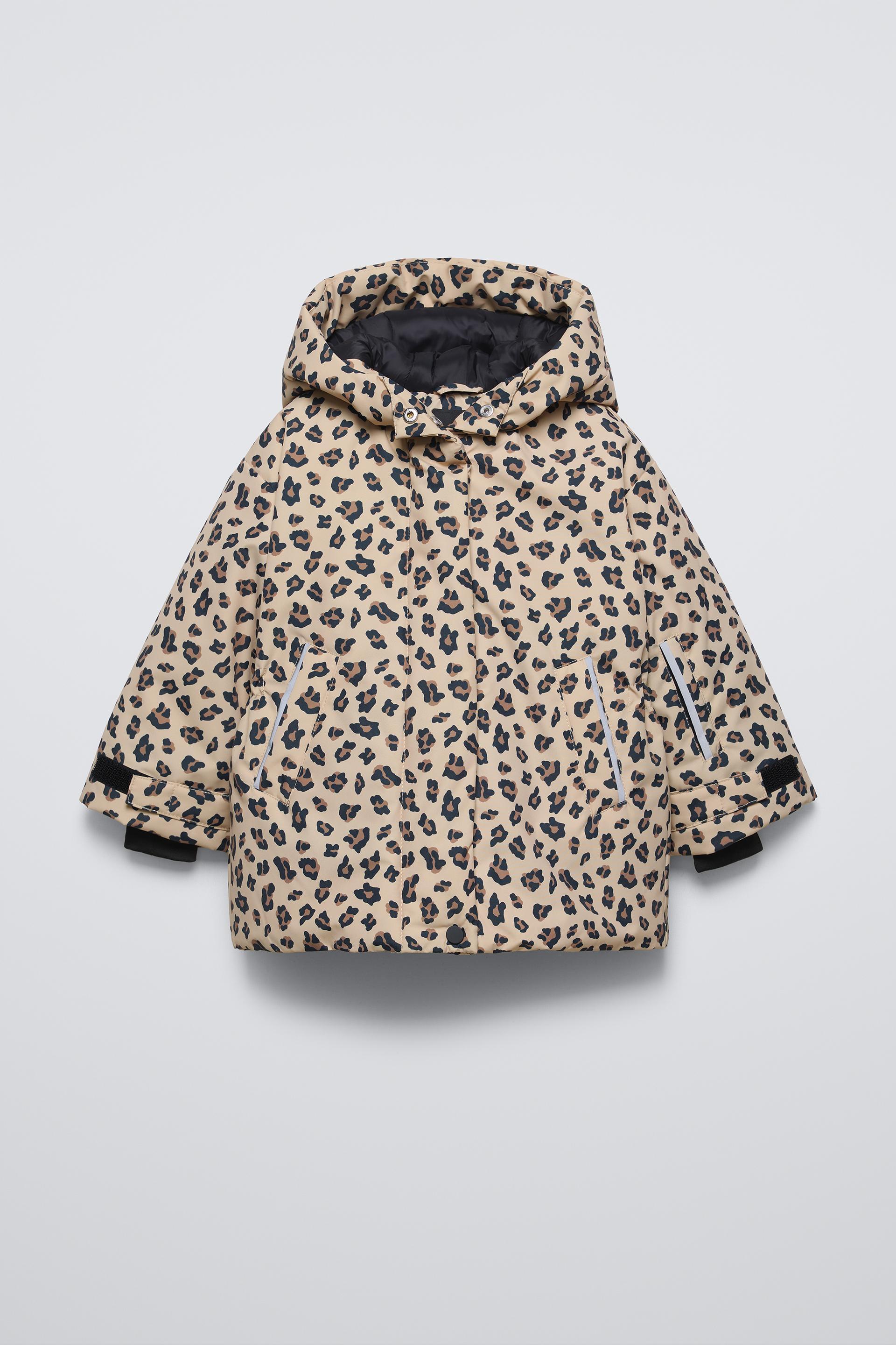 WATER REPELLENT AND WINDPROOF ANIMAL PRINT SNOW JACKET SKI COLLECTION by ZARA