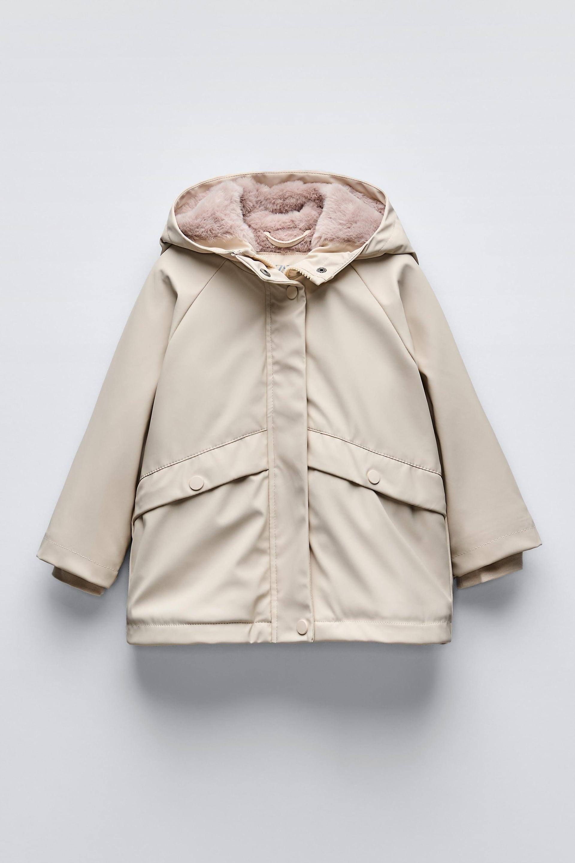 WATER REPELLENT LINED RAINCOAT by ZARA