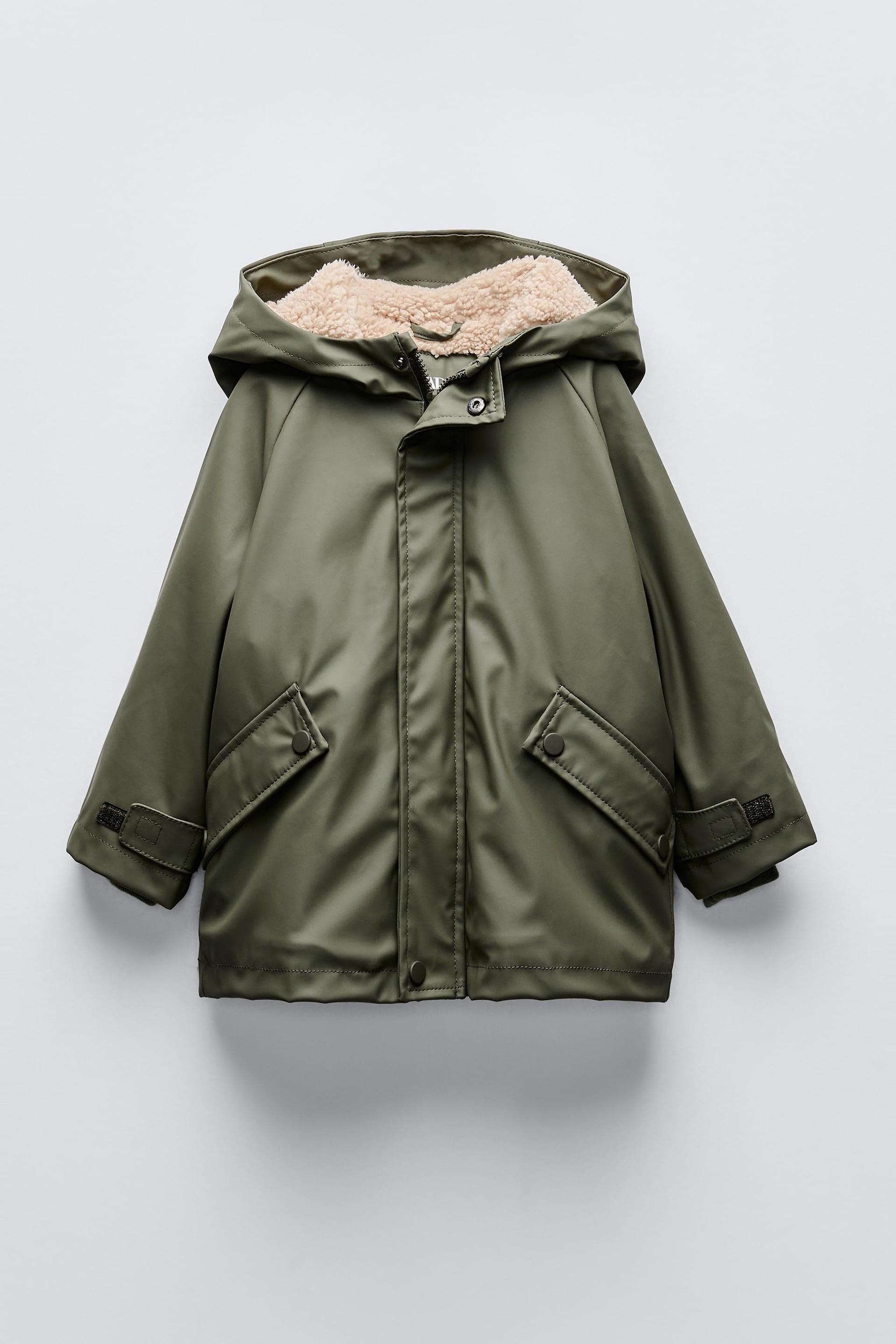 WATER REPELLENT LINED RAINCOAT by ZARA