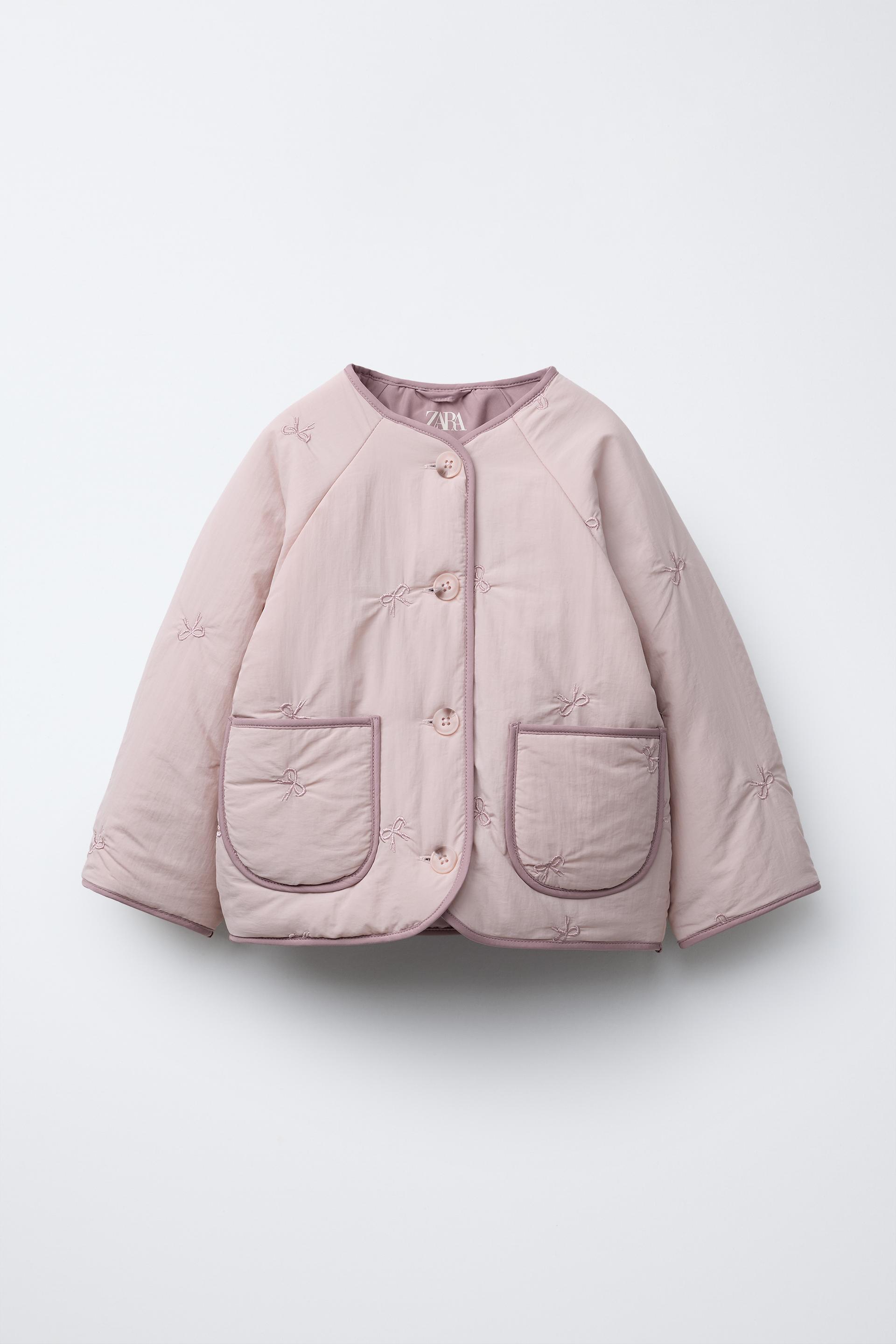 WATER REPELLENT PADDED JACKET WITH EMBROIDERED BOWS by ZARA