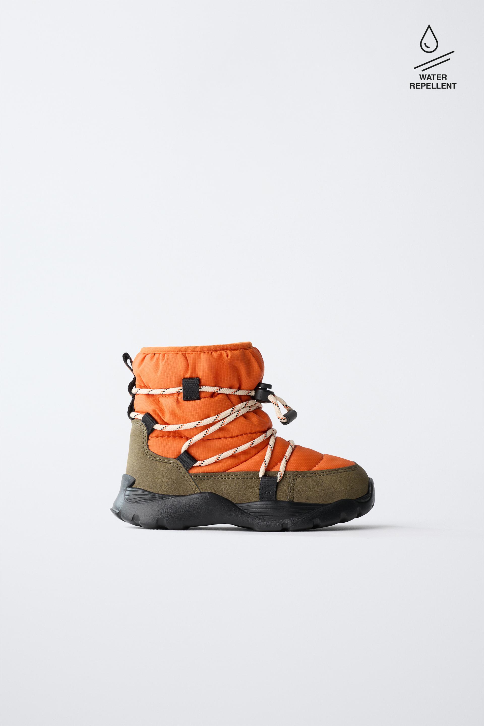 WATER REPELLENT QUILTED SNOW BOOTS by ZARA