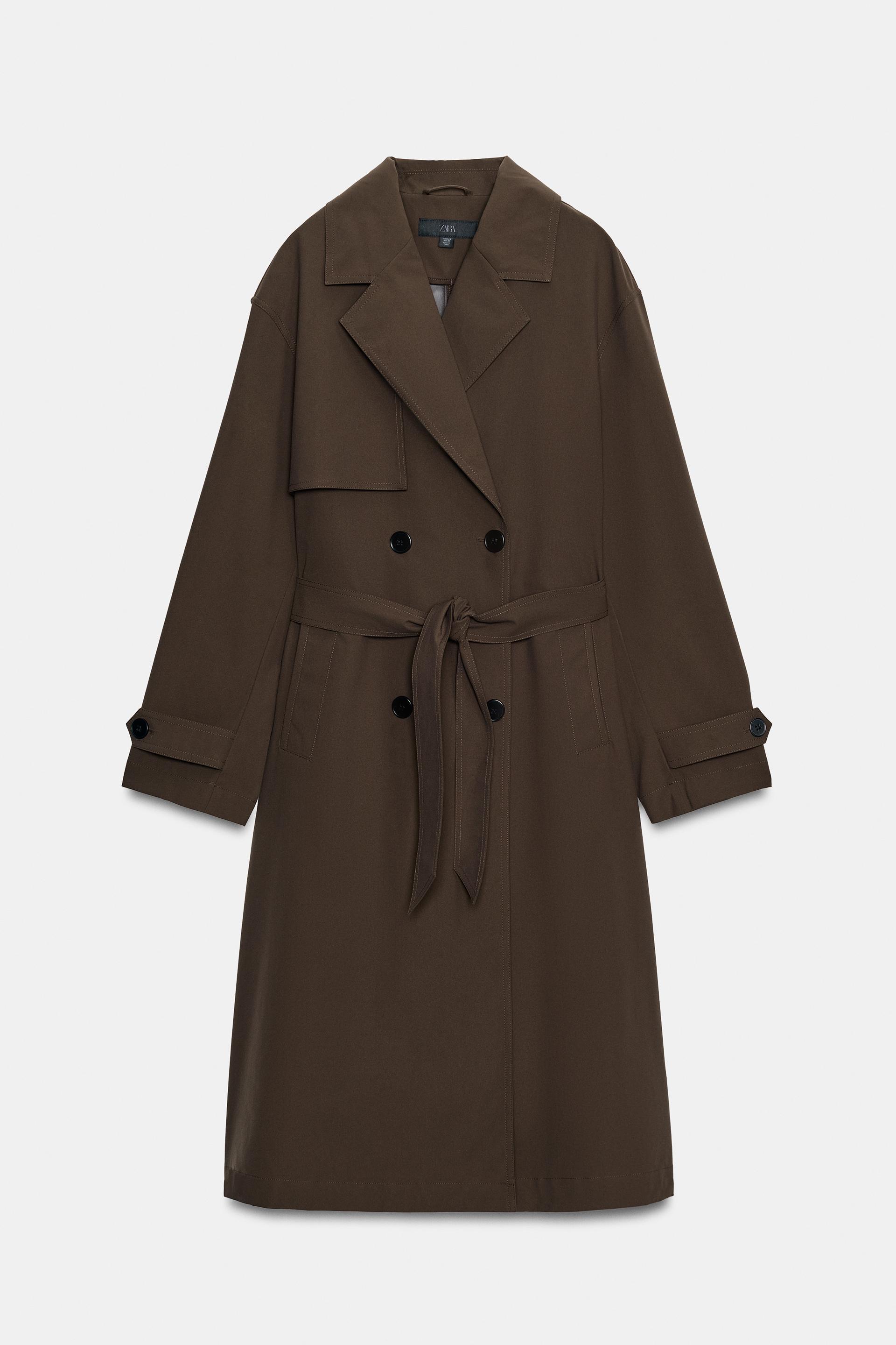 WATER-REPELLENT WINDPROOF TRENCH COAT by ZARA