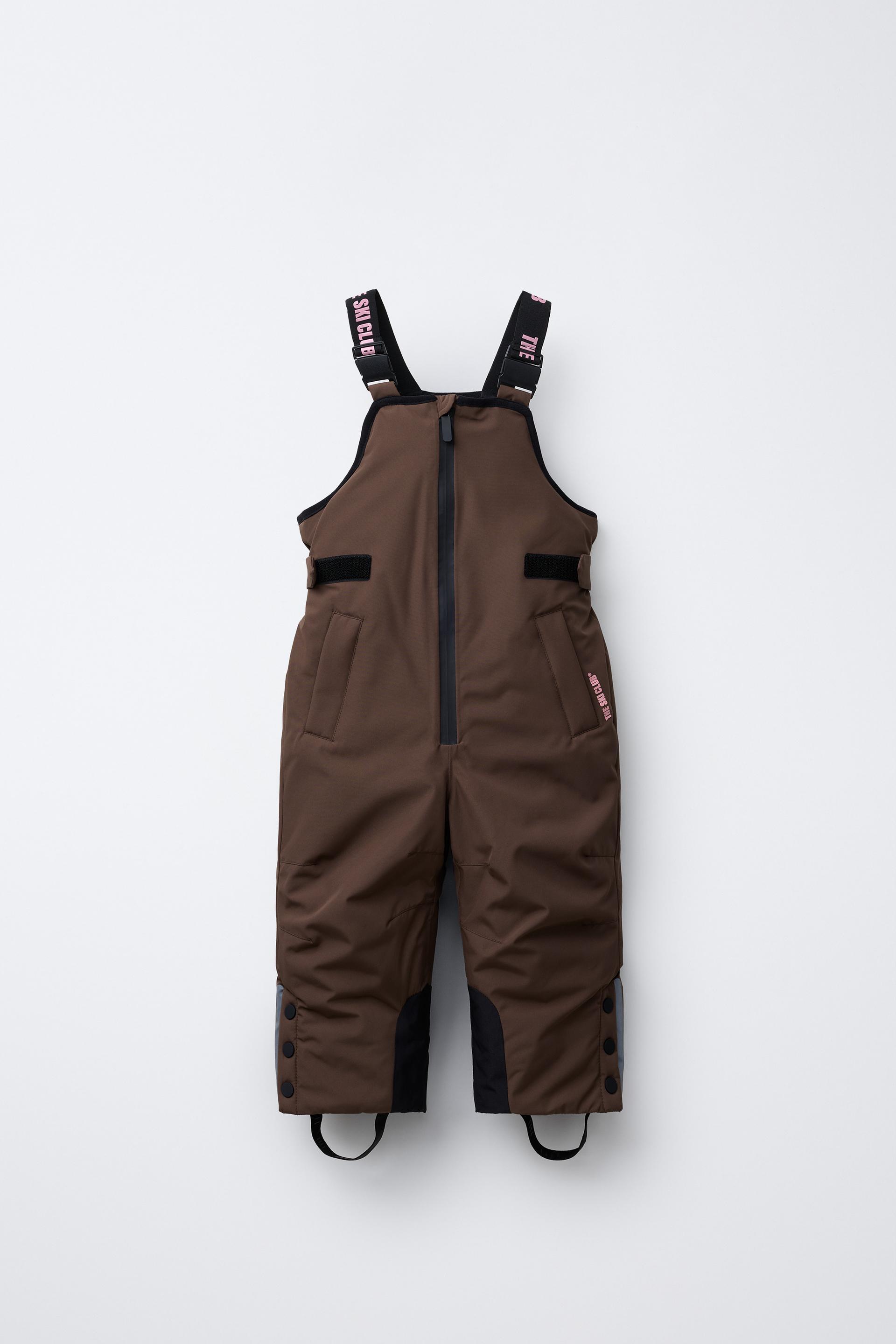 WATERPROOF AND WINDPROOF BIB OVERALLS WITH POCKETS RECCO® SYSTEM SKI COLLECTION by ZARA