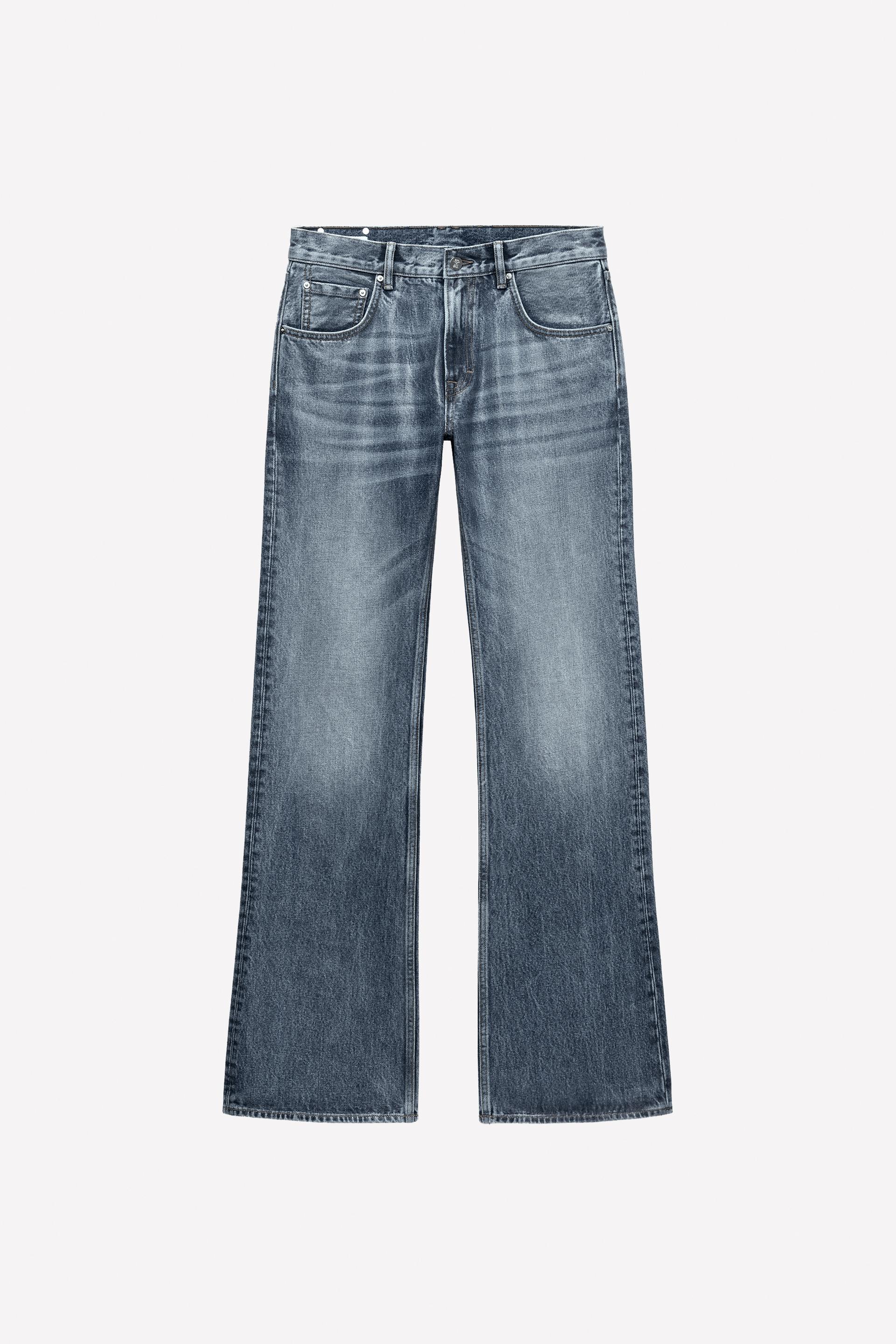 WAXED FLARE FIT JEANS LUDOVIC DE SAINT SERNIN x ZARA by ZARA