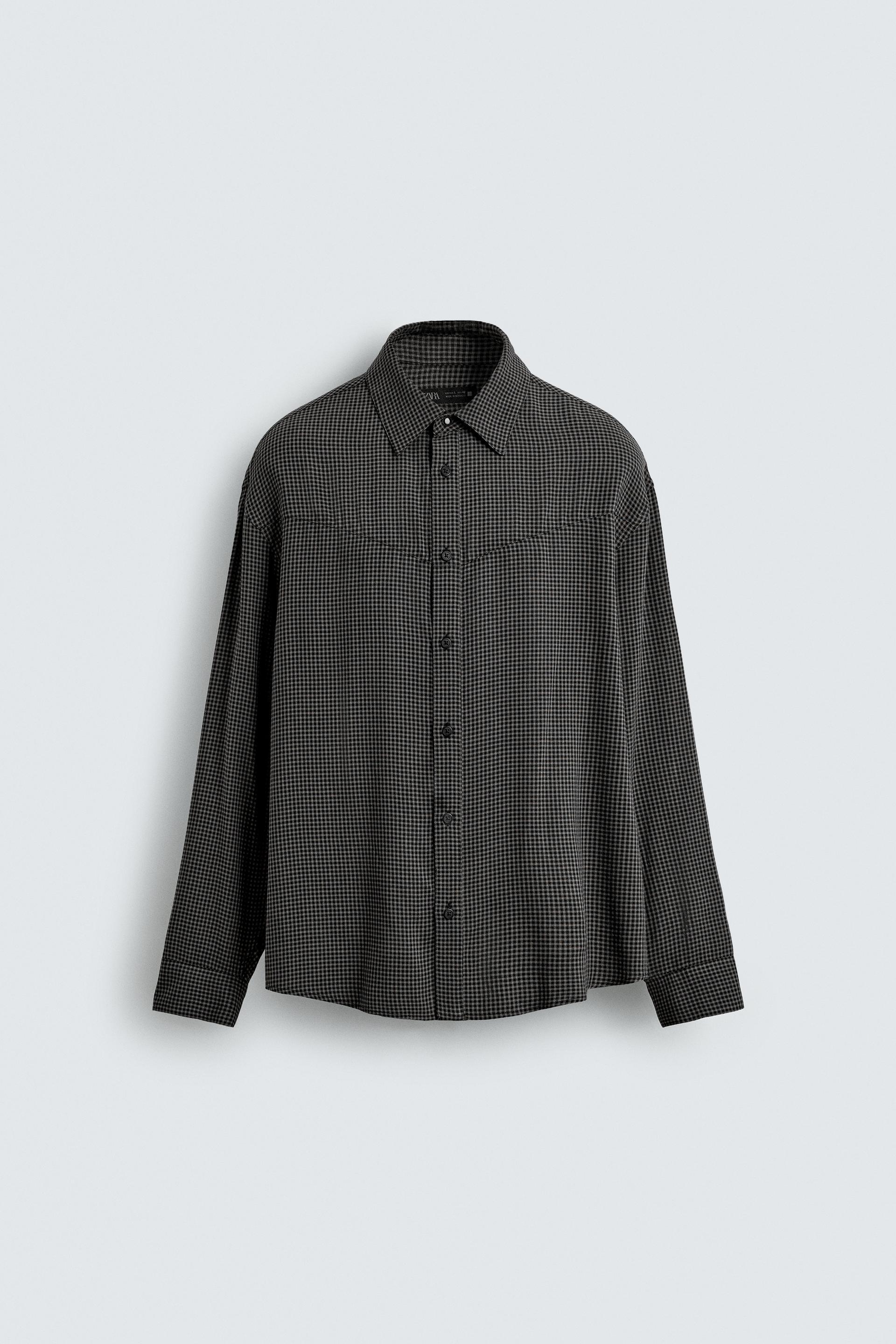 WESTERN PLAID SHIRT by ZARA