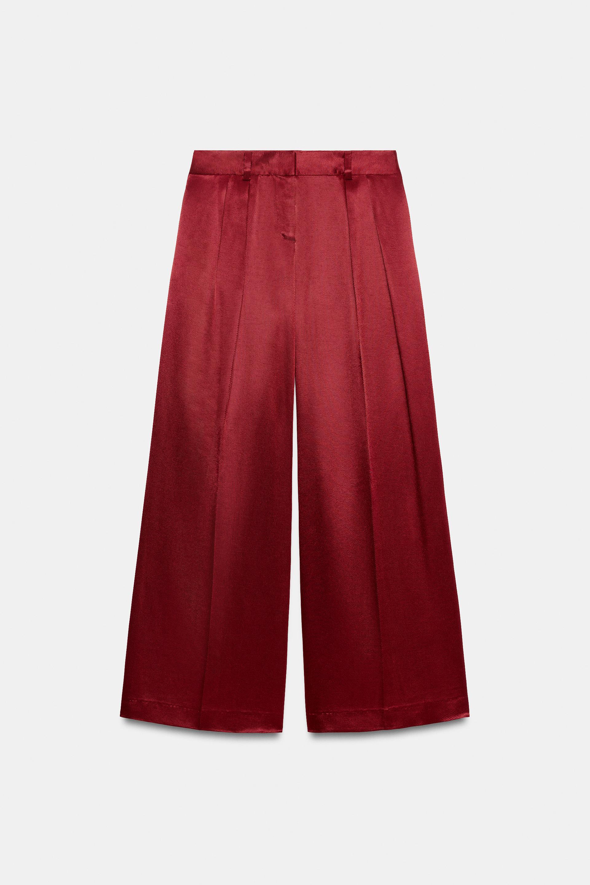 WIDE-LEG FLOWY PANTS by ZARA