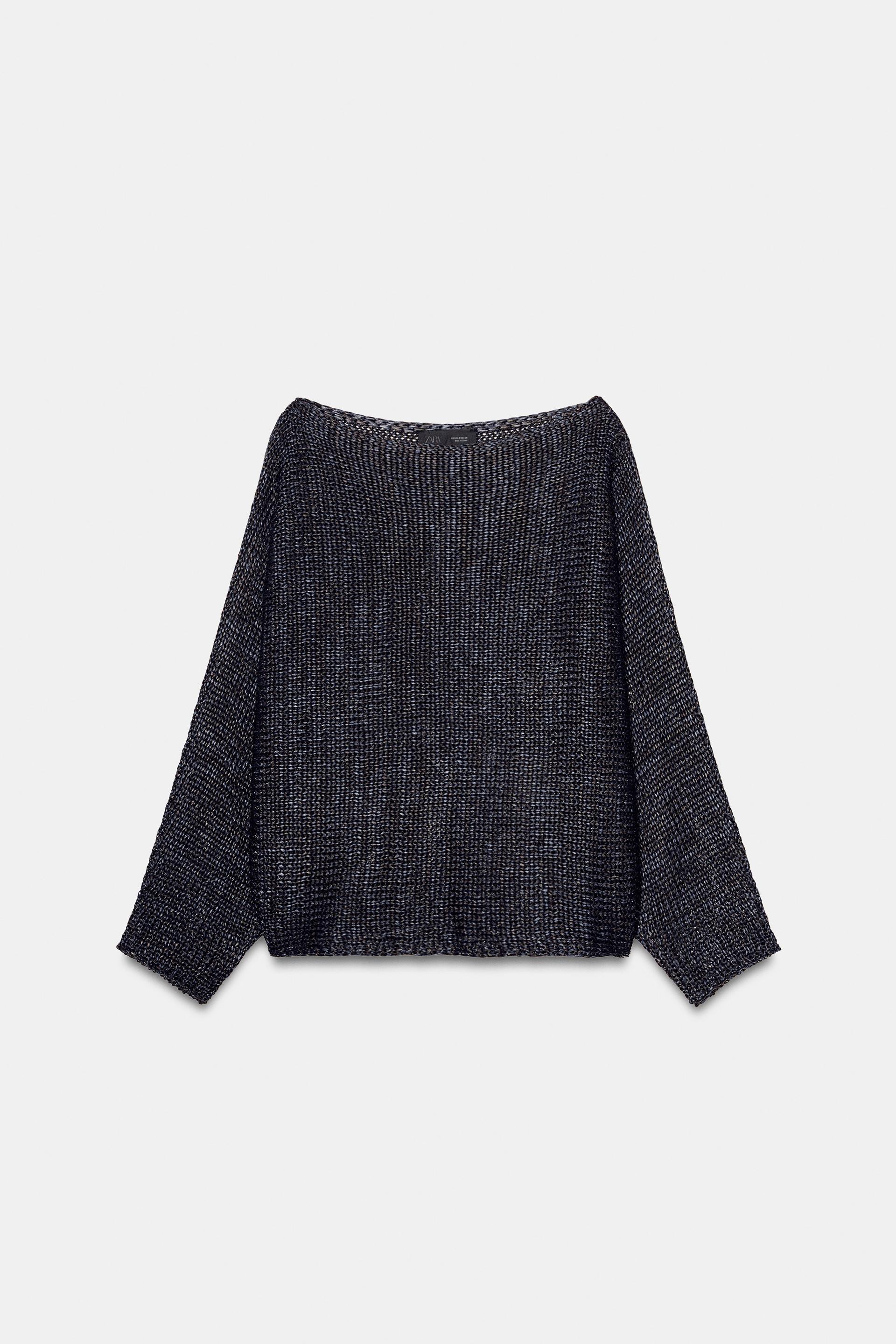 WIDE SLEEVE KNIT JUMPER by ZARA