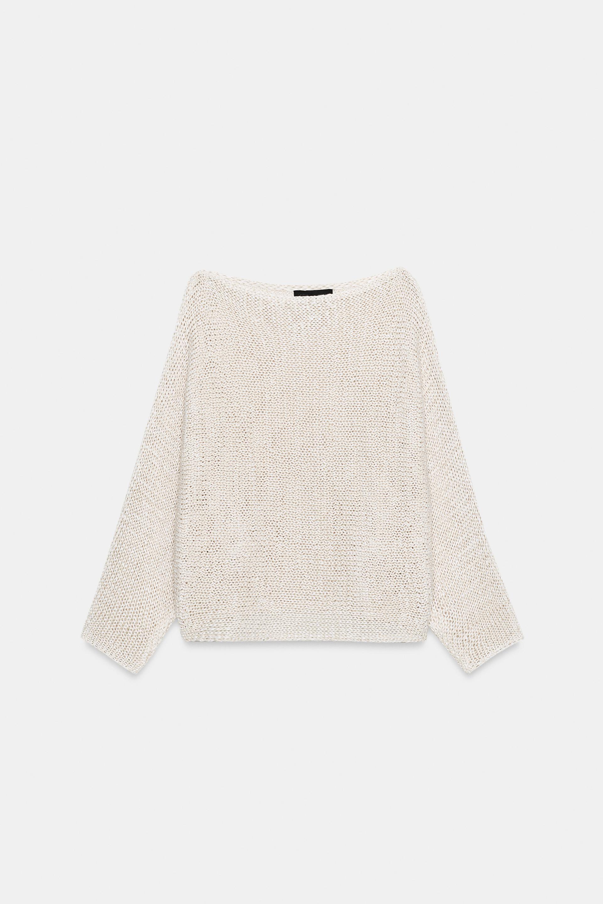 WIDE SLEEVE KNIT JUMPER by ZARA