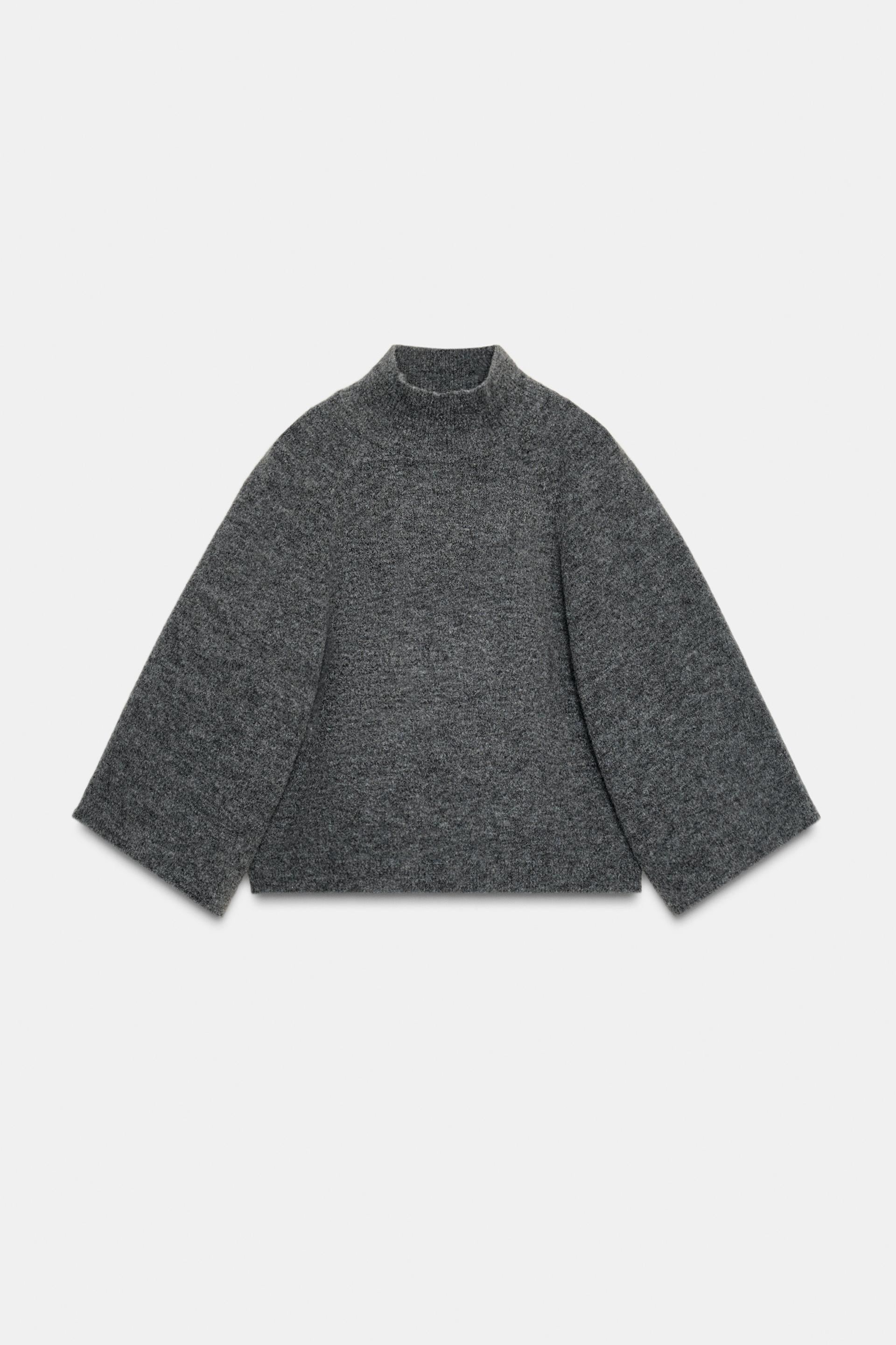WIDE SLEEVE KNIT JUMPER by ZARA