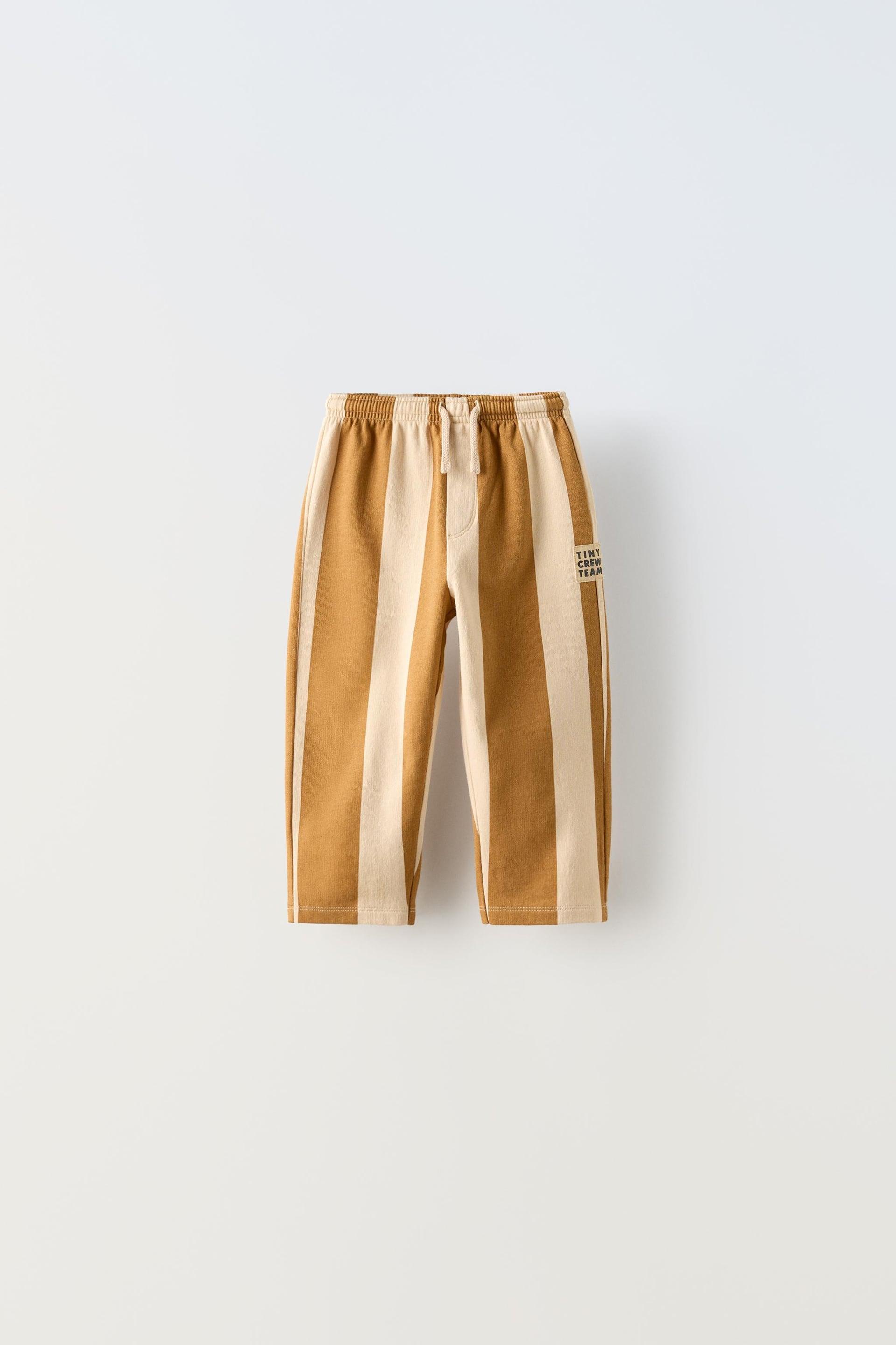 WIDE STRIPED PANTS by ZARA