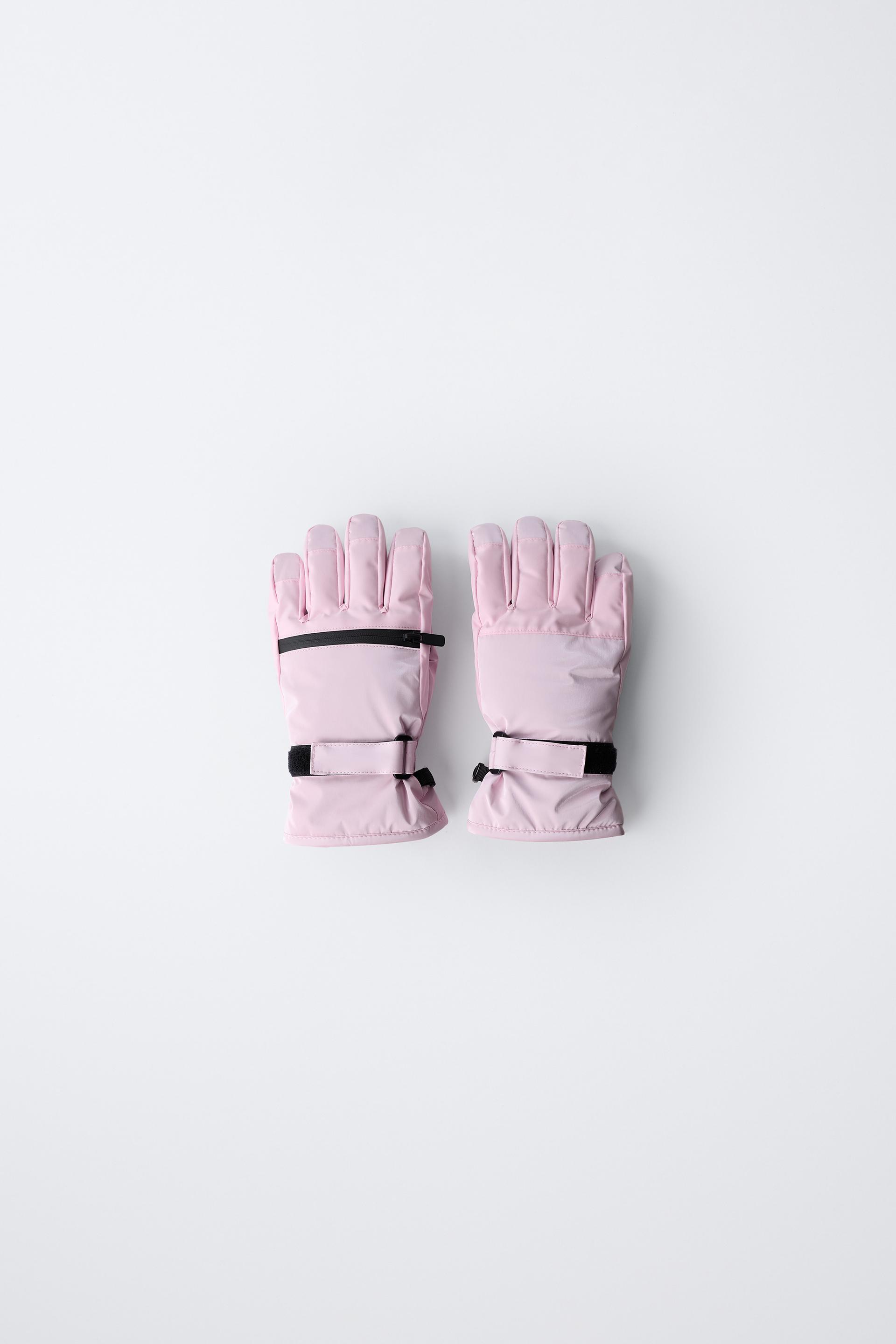 WINDPROOF RUBBERIZED GLOVES SKI COLLECTION by ZARA