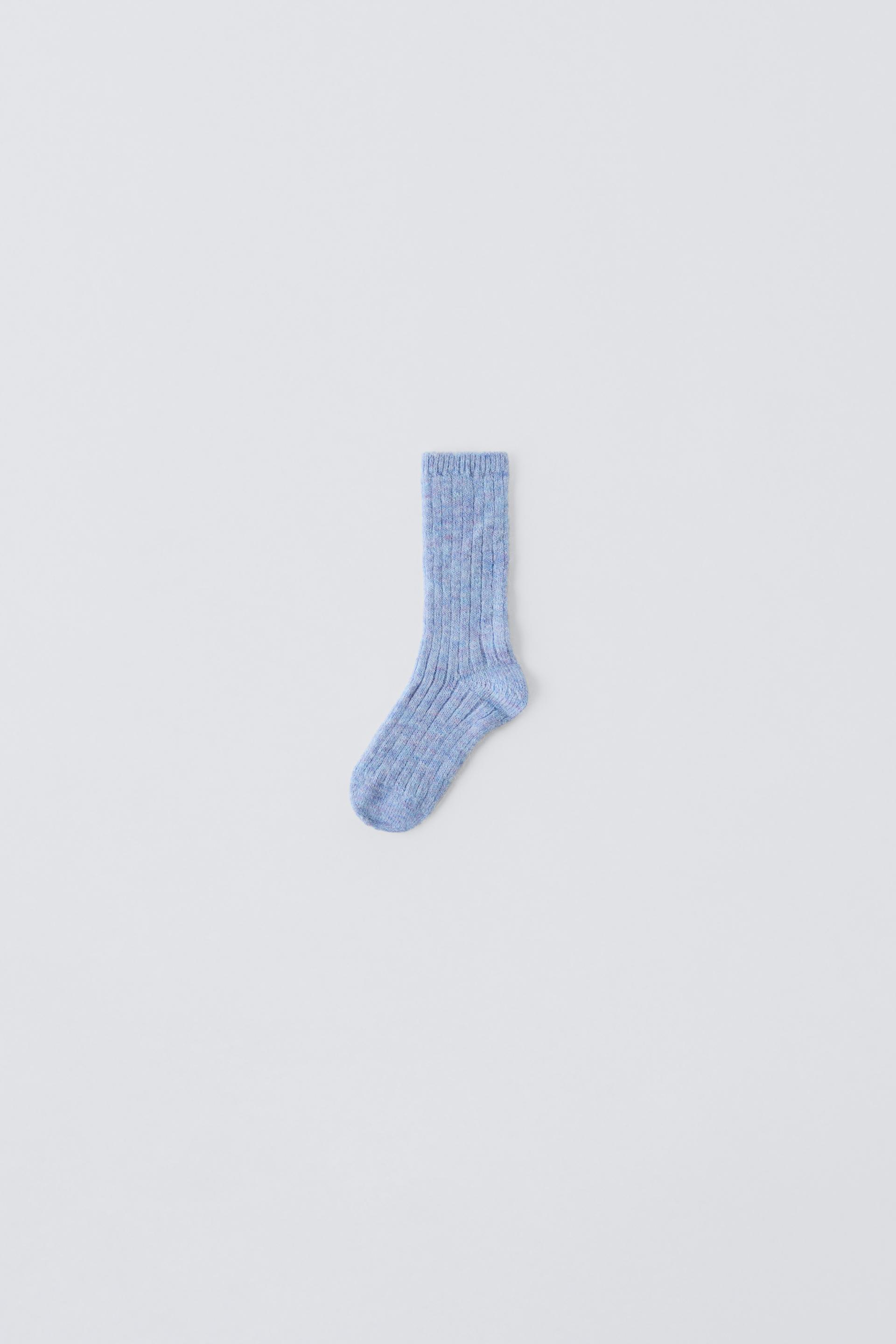 WOOL BLEND KNEE SOCKS by ZARA