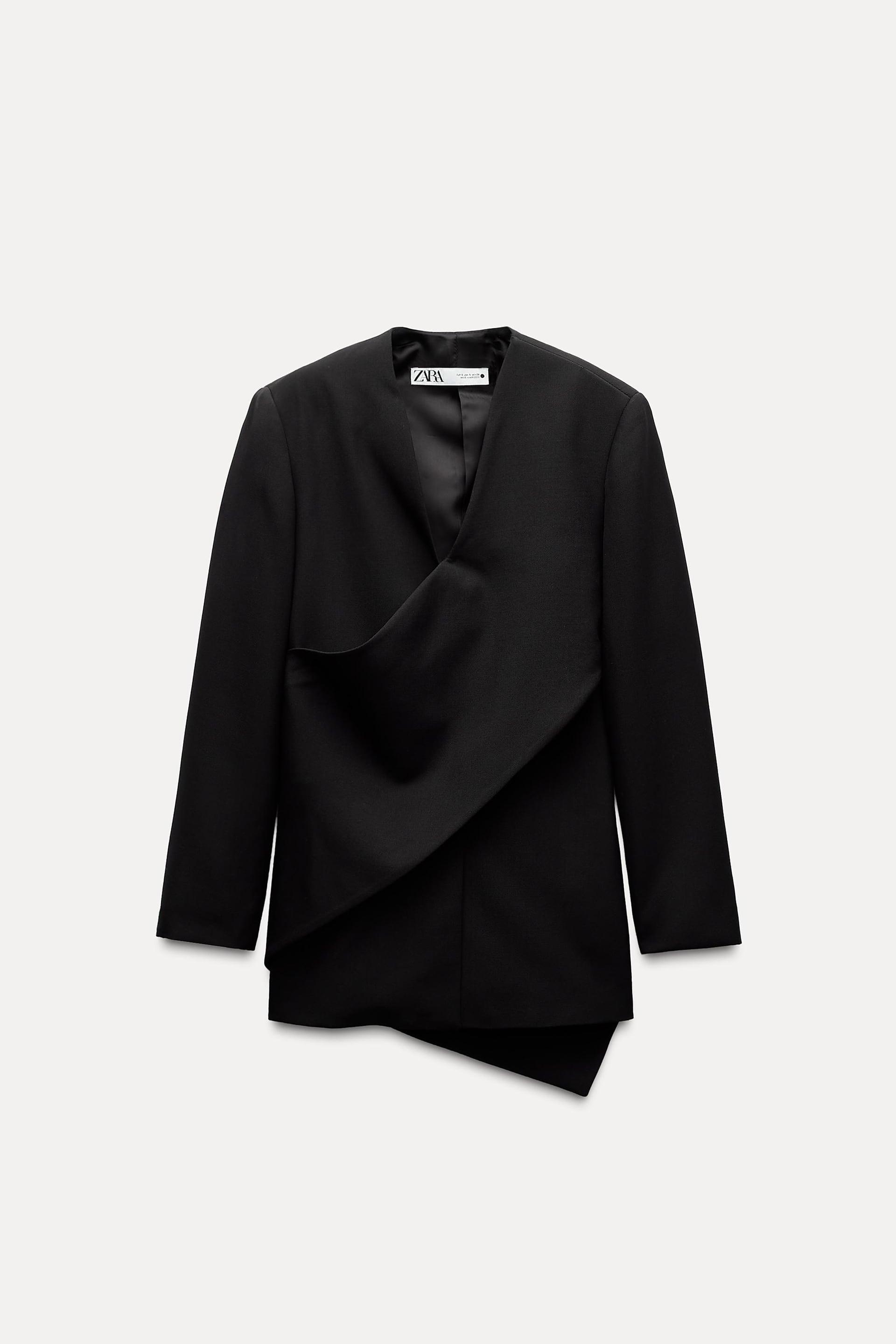 WOOL BLEND SCARF BLAZER ZW COLLECTION by ZARA