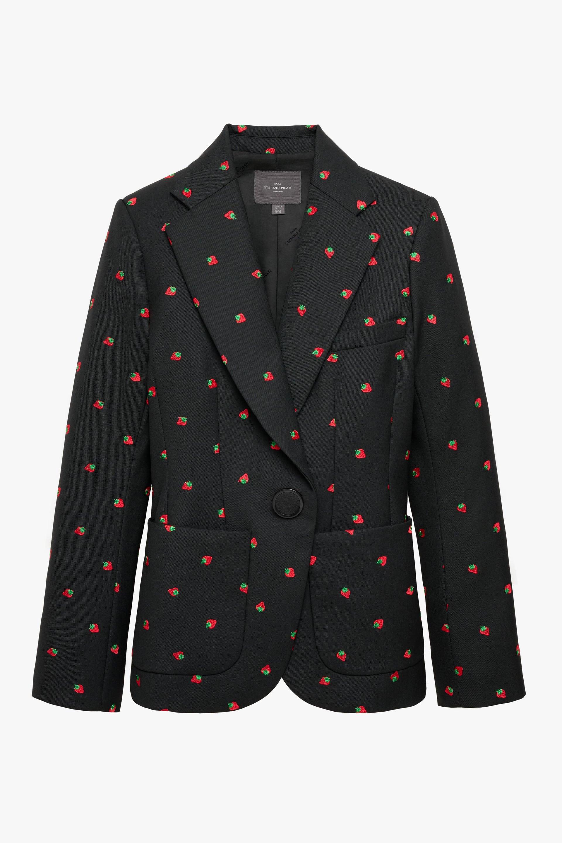 WOOL BLEND STRAWBERRY BLAZER X STEFANO PILATI by ZARA WOOL BLEND STRAWBERRY BLAZER X STEFANO PILATI by ZARA