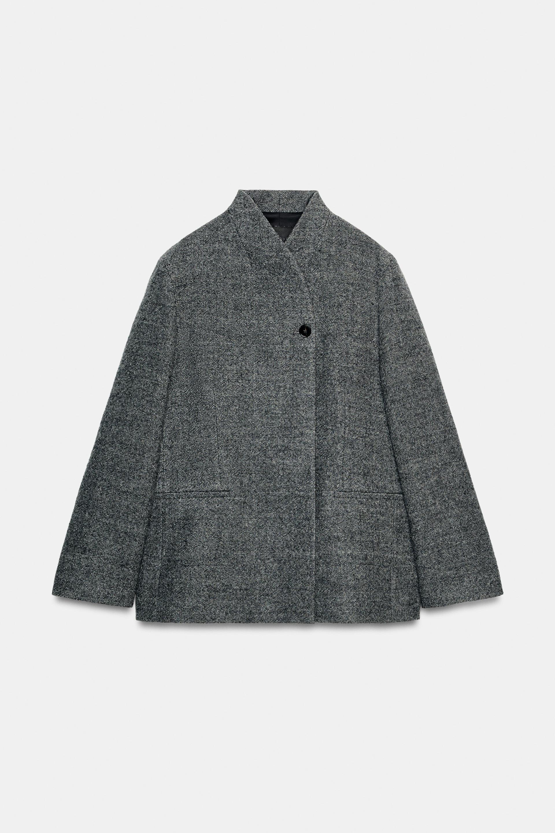 WOOL BUTTON BLAZER ZW COLLECTION LIMITED EDITION by ZARA
