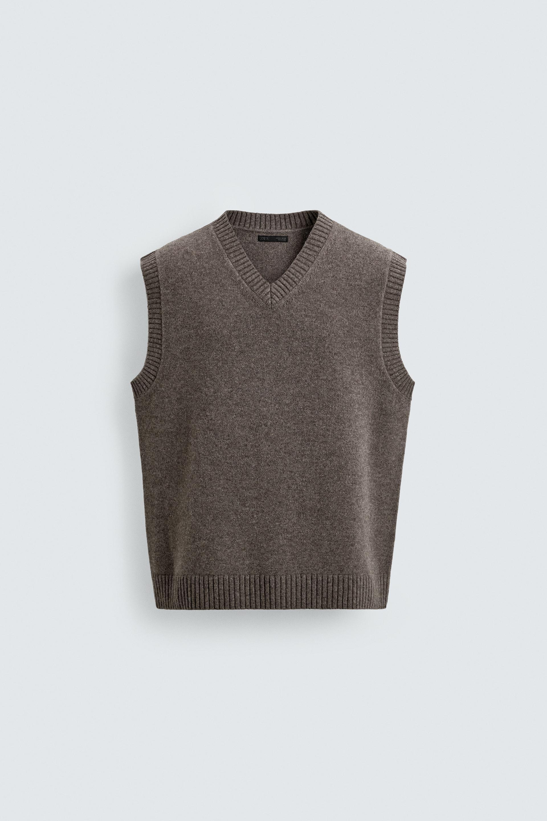 WOOL KNIT VEST by ZARA