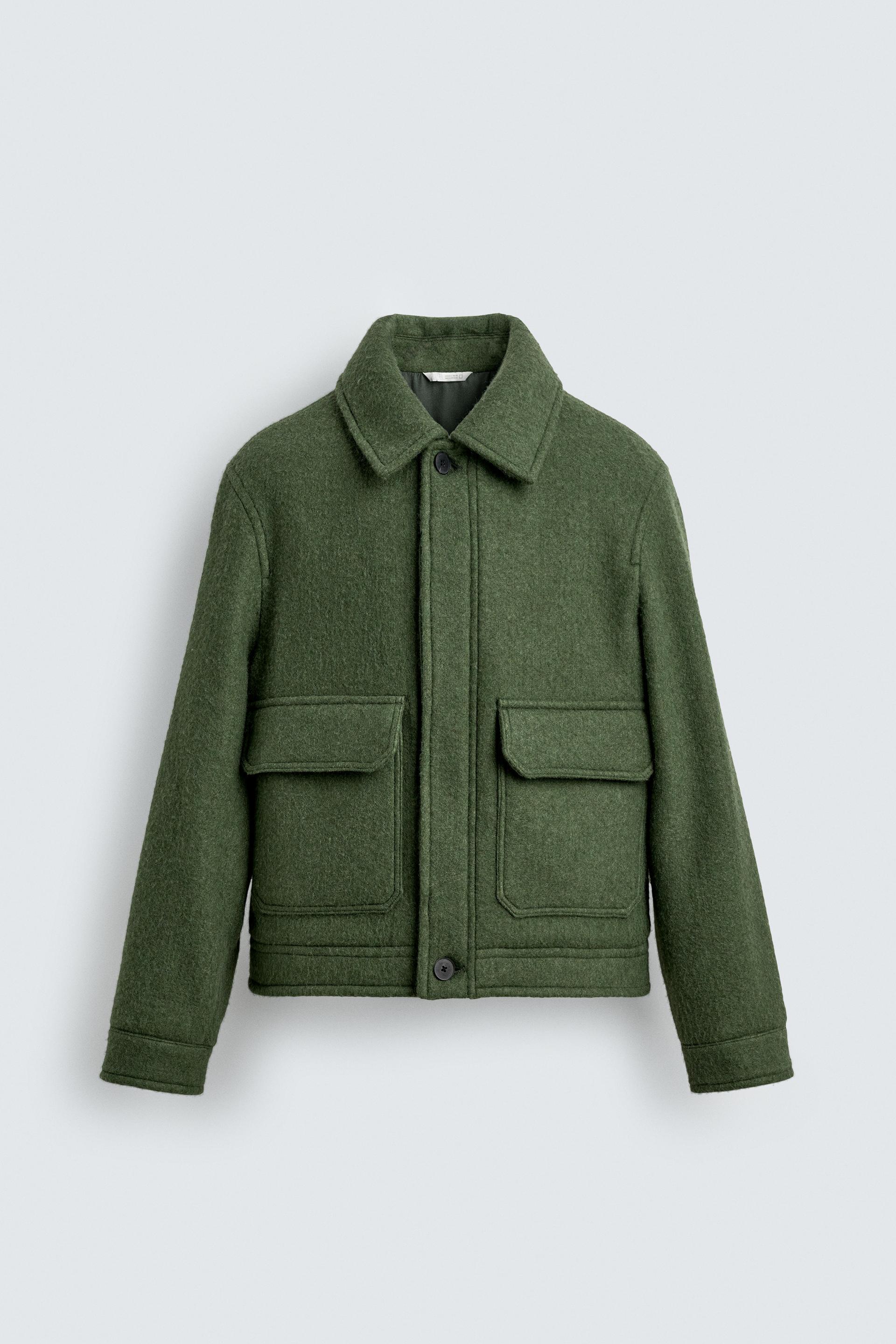 WOOL POCKET JACKET by ZARA