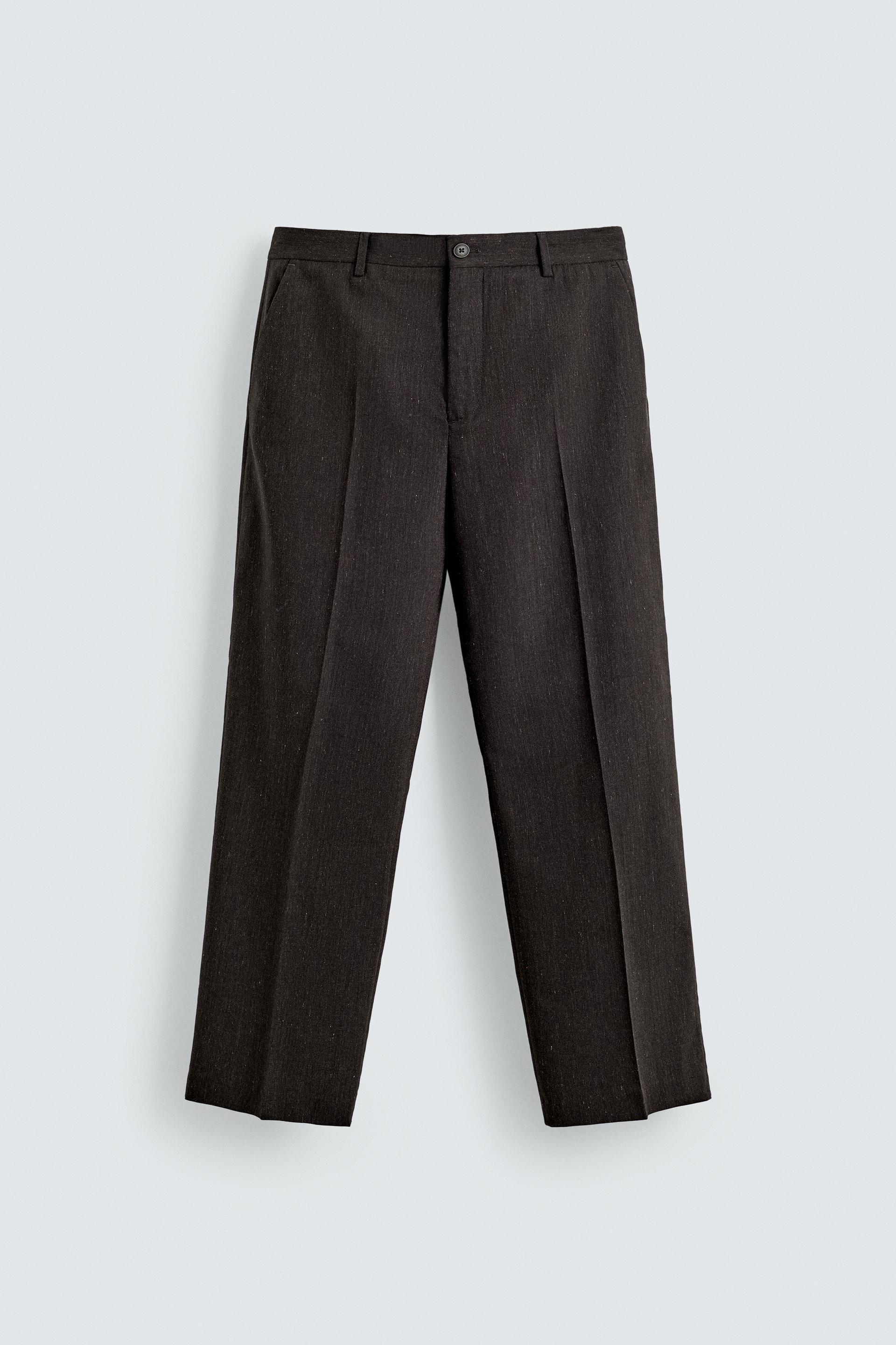 WOOL SUIT PANTS by ZARA