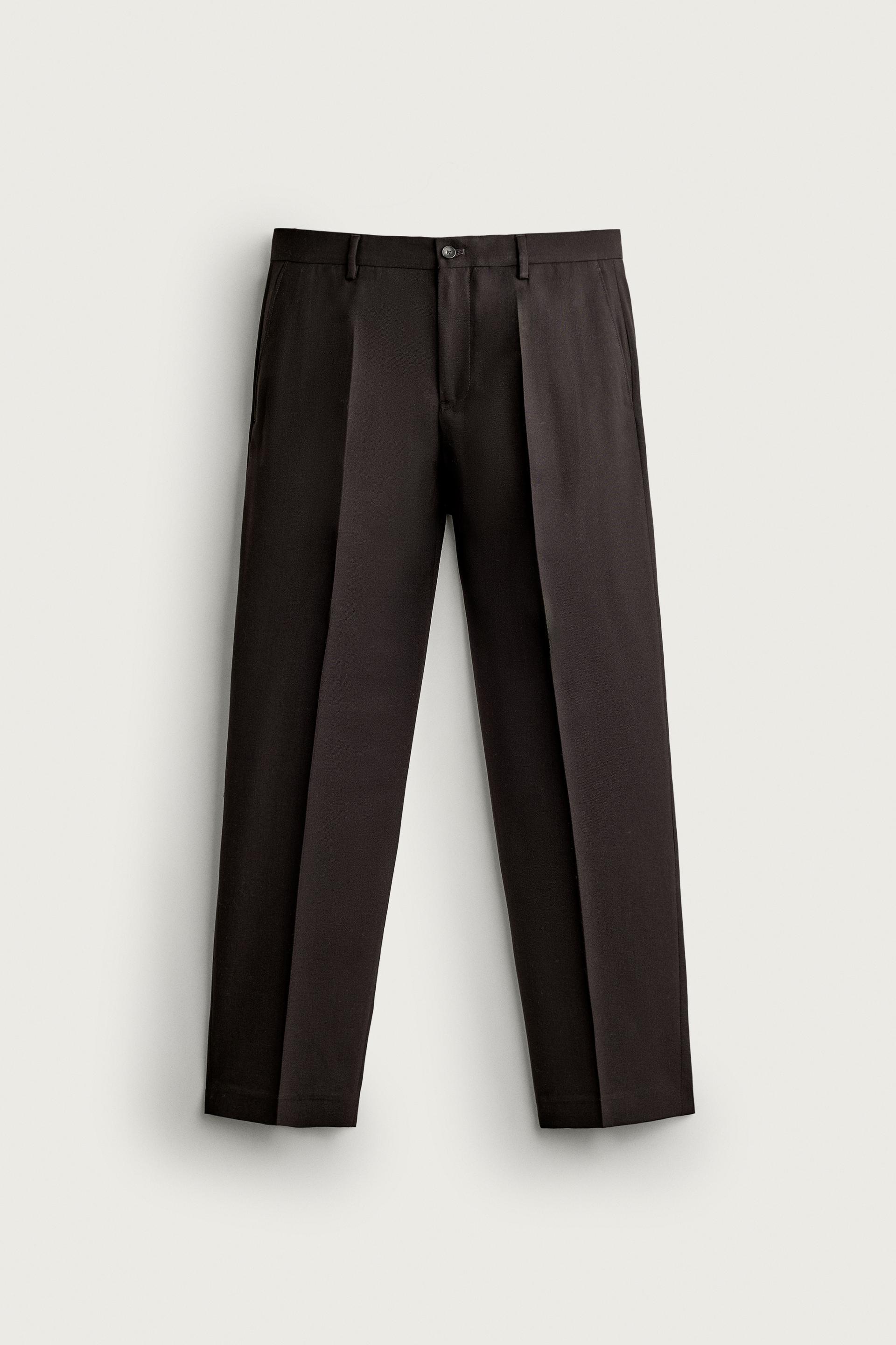 WOOL SUIT PANTS by ZARA