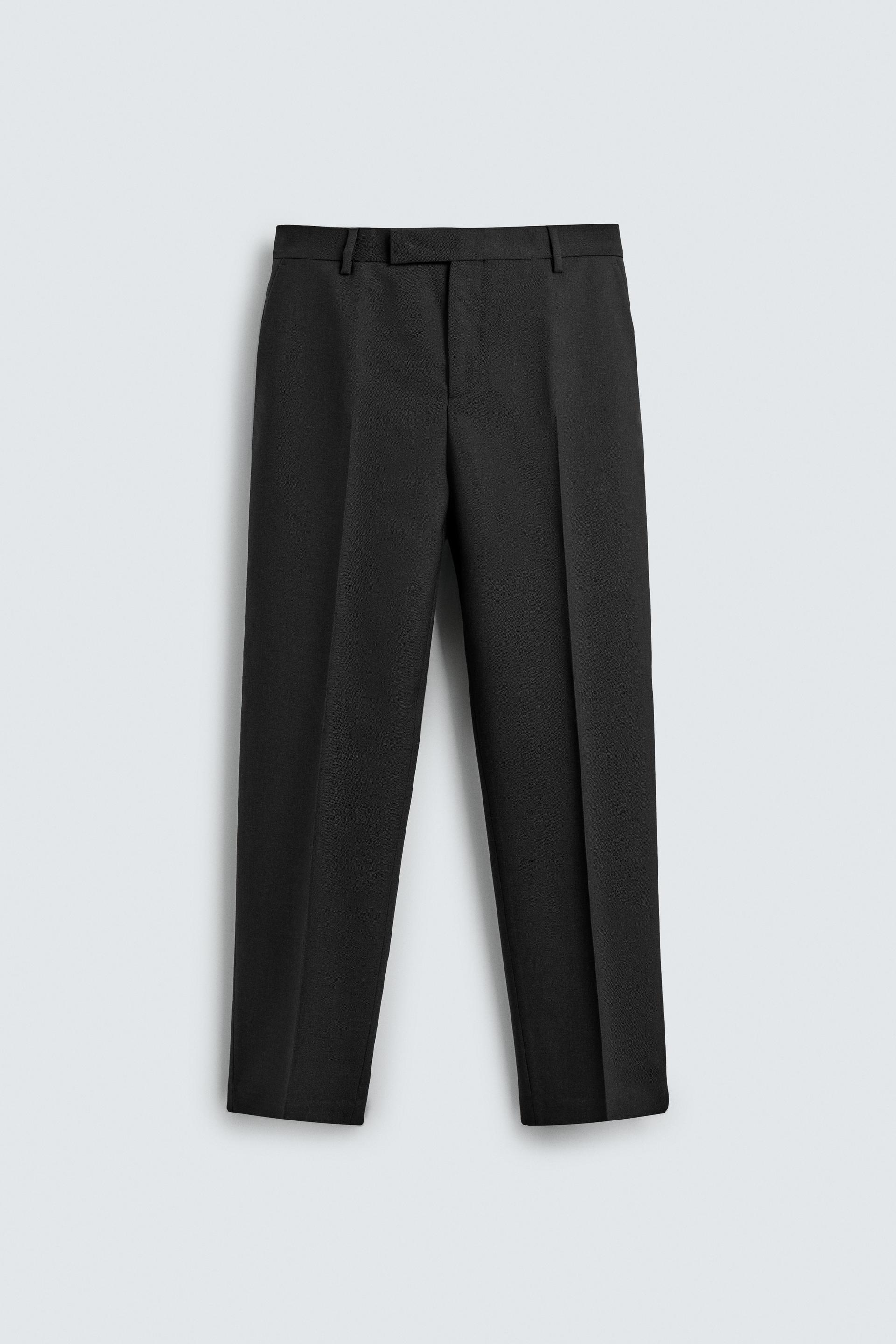 WOOL TUXEDO SUIT PANTS AARON LEVINE X ZARA by ZARA