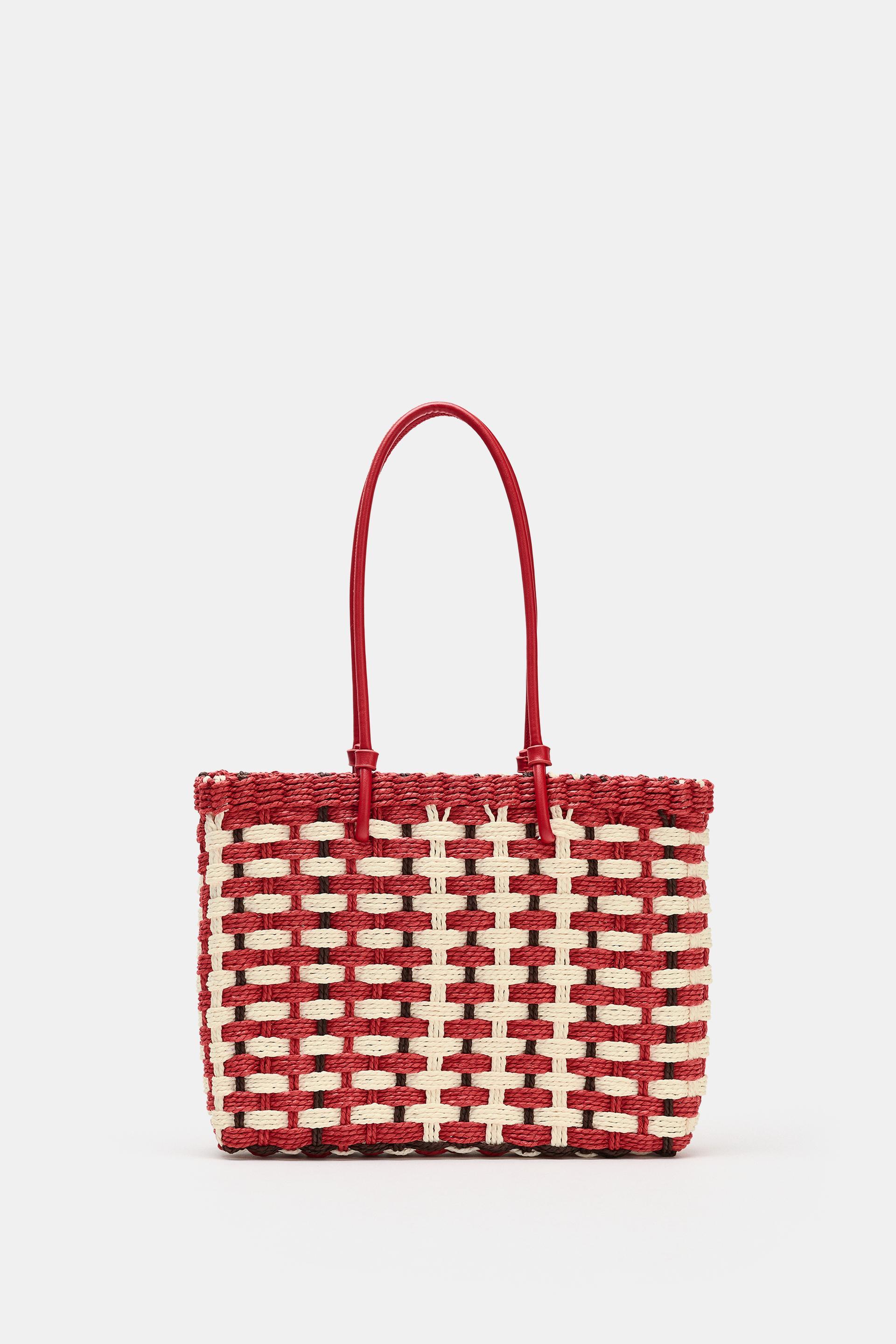 WOVEN-EFFECT MINI SHOPPER by ZARA