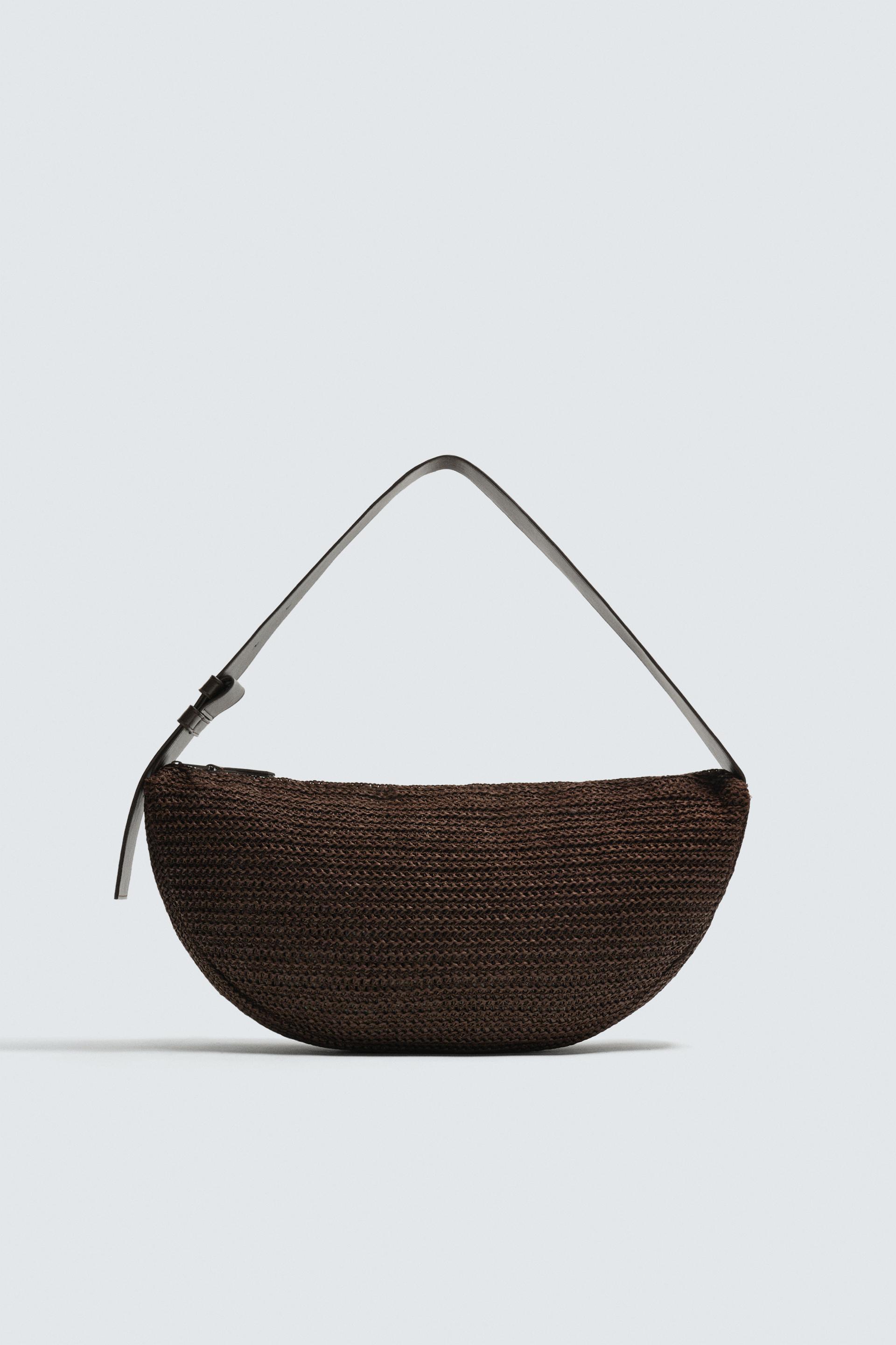 WOVEN SHOULDER BAG by ZARA