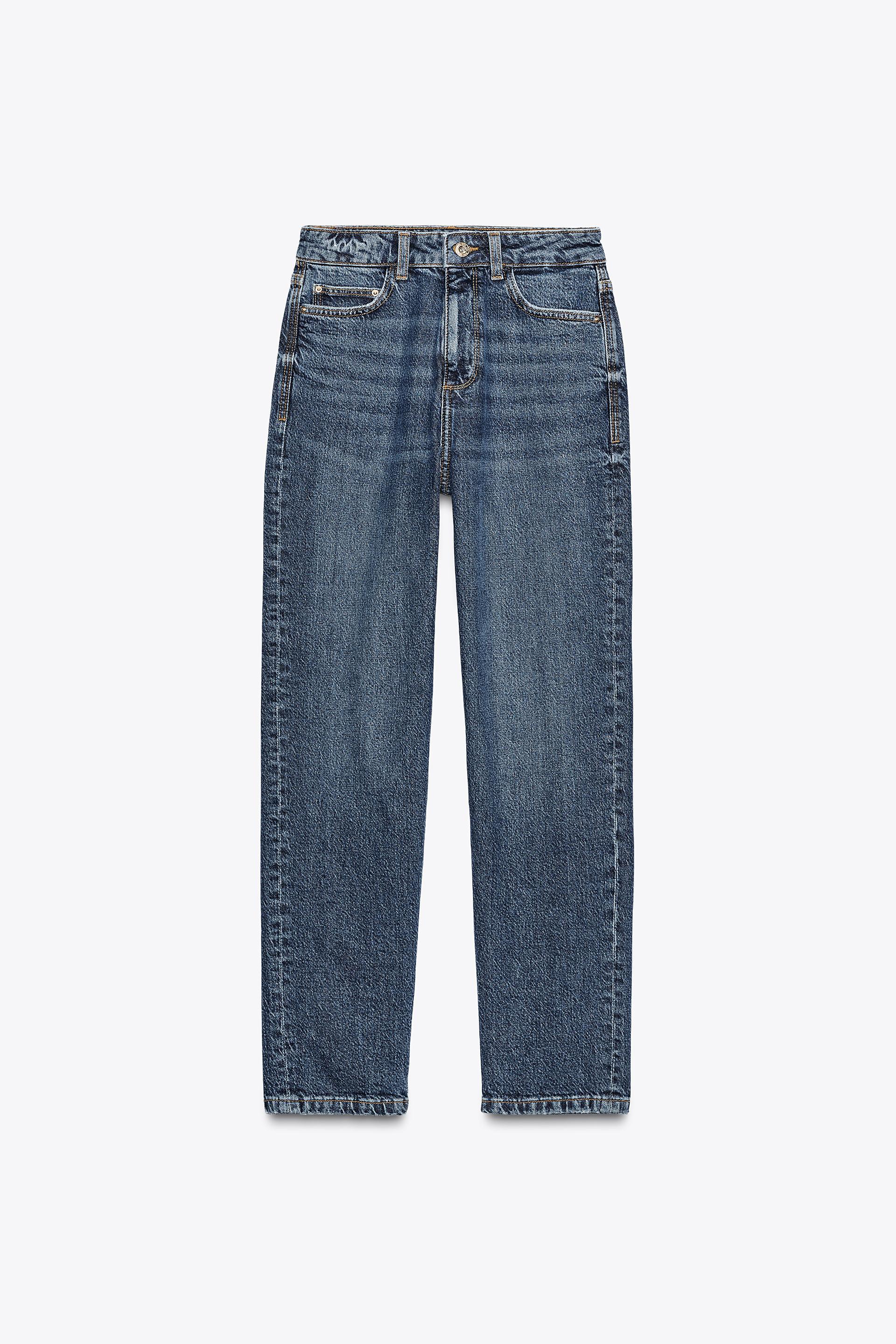 Z.01 HIGH WAIST COMFORT MOM FIT JEANS by ZARA