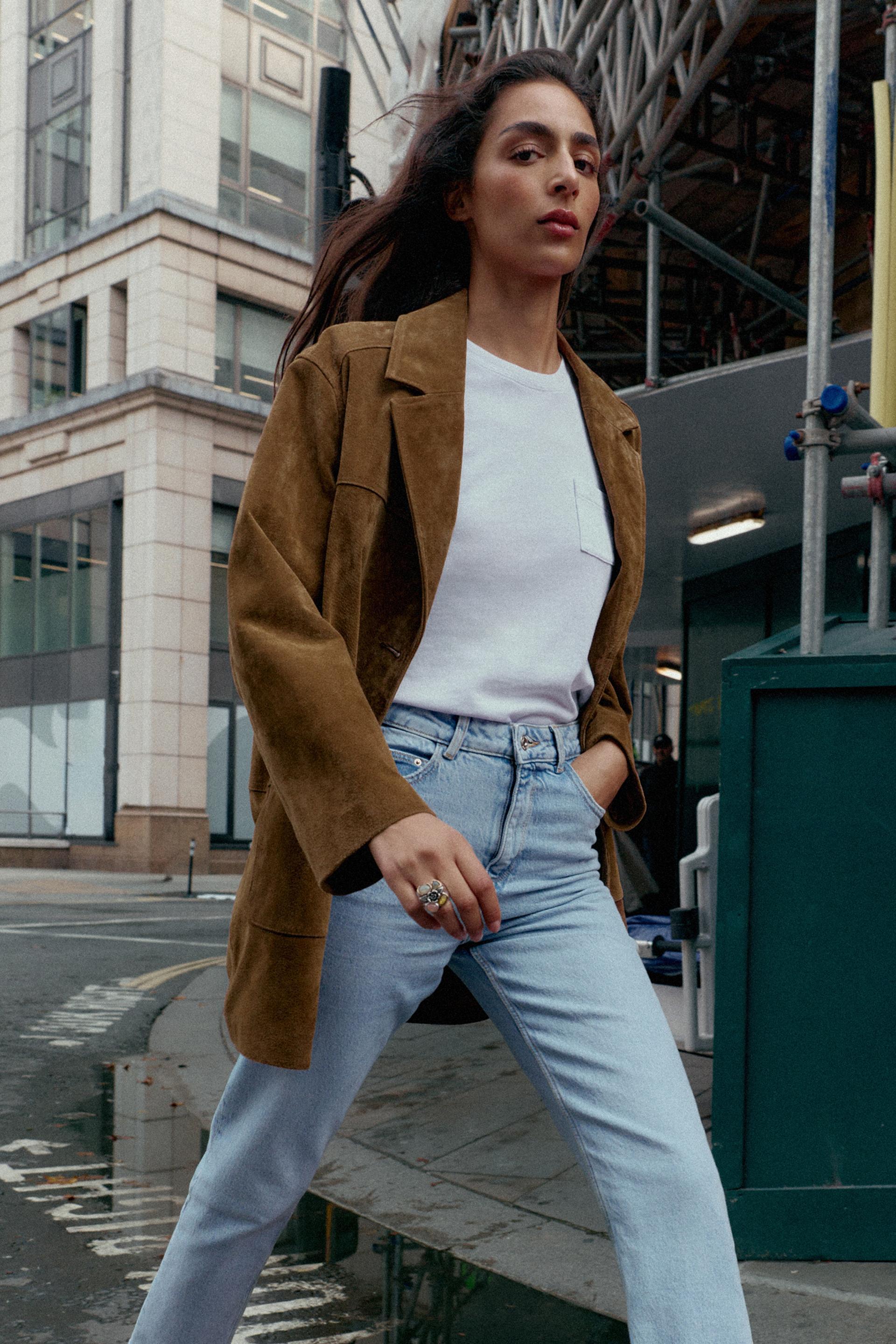 Z.01 HIGH WAIST COMFORT MOM FIT JEANS by ZARA