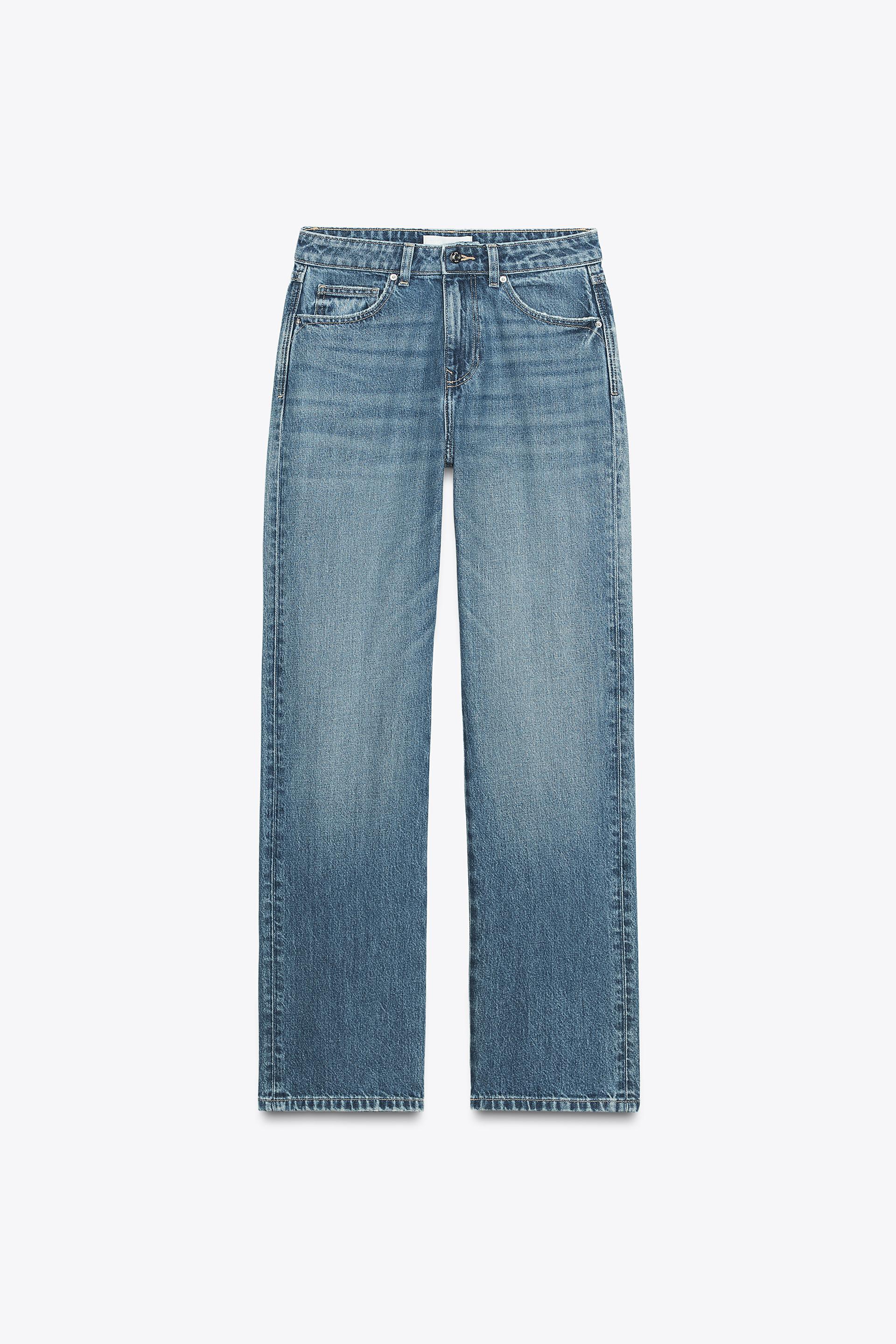 Z.03 REGULAR FIT HIGH-WAIST LONG LENGTH JEANS by ZARA Z.03 REGULAR FIT HIGH-WAIST LONG LENGTH JEANS by ZARA