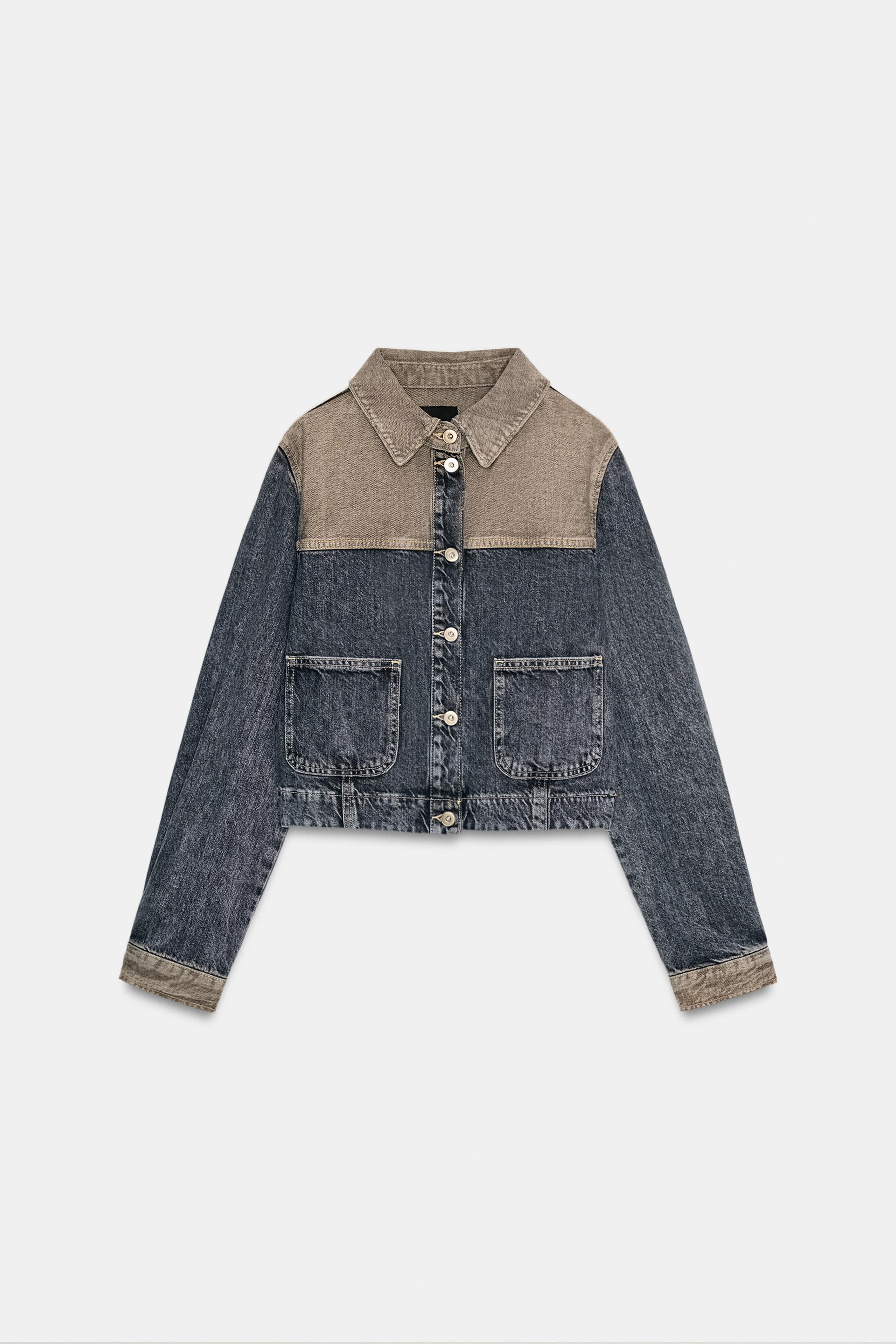 Z1975 COMBINED DENIM JACKET by ZARA