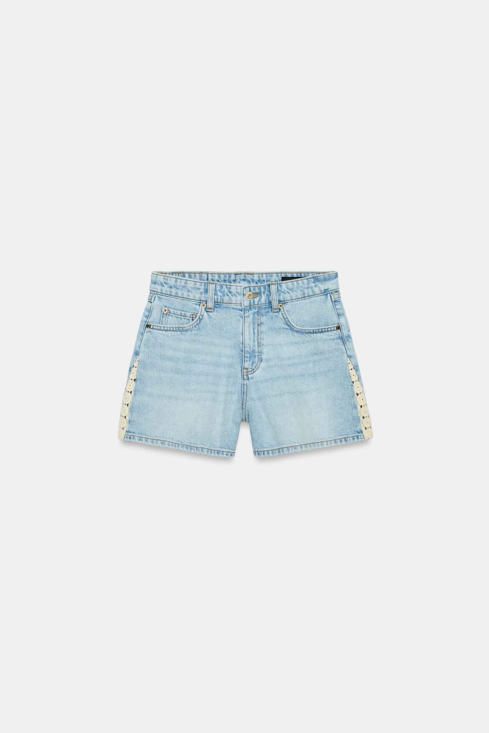 Z1975 CROCHET COMBINATION SHORTS by ZARA
